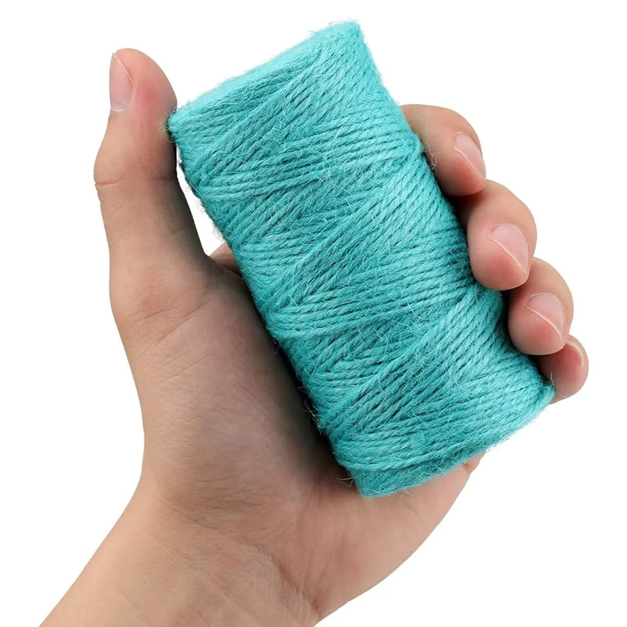 ecofynd Single String Aquamarine Color Jute Cord - Image 3