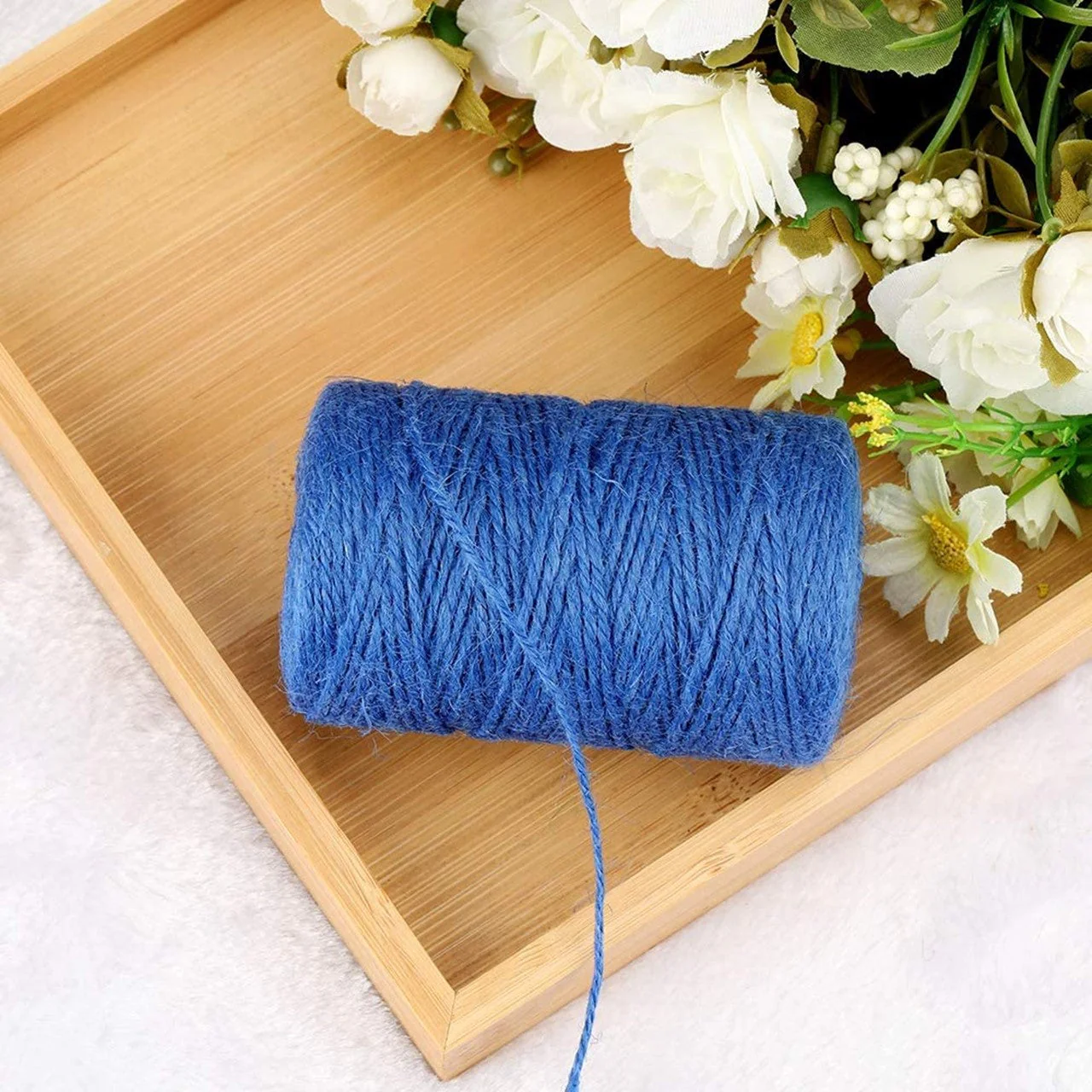 ecofynd Single String Navy Blue Color Jute Cord - Image 3