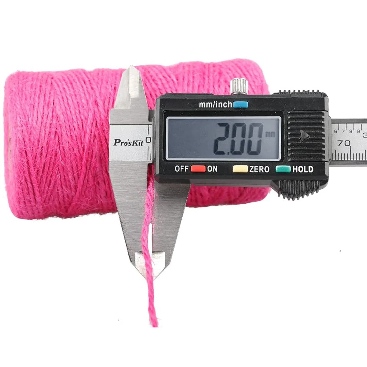 ecofynd Single String Pink Color Jute Cord - Image 2