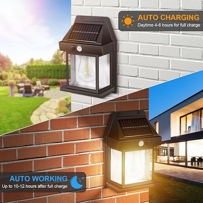EcoGlow: Solar-Powered Motion Sensor LED Bulb with Auto Charging & Dusk-to-Dawn Lighting for Outdoor, Patio & Garden - Image 6