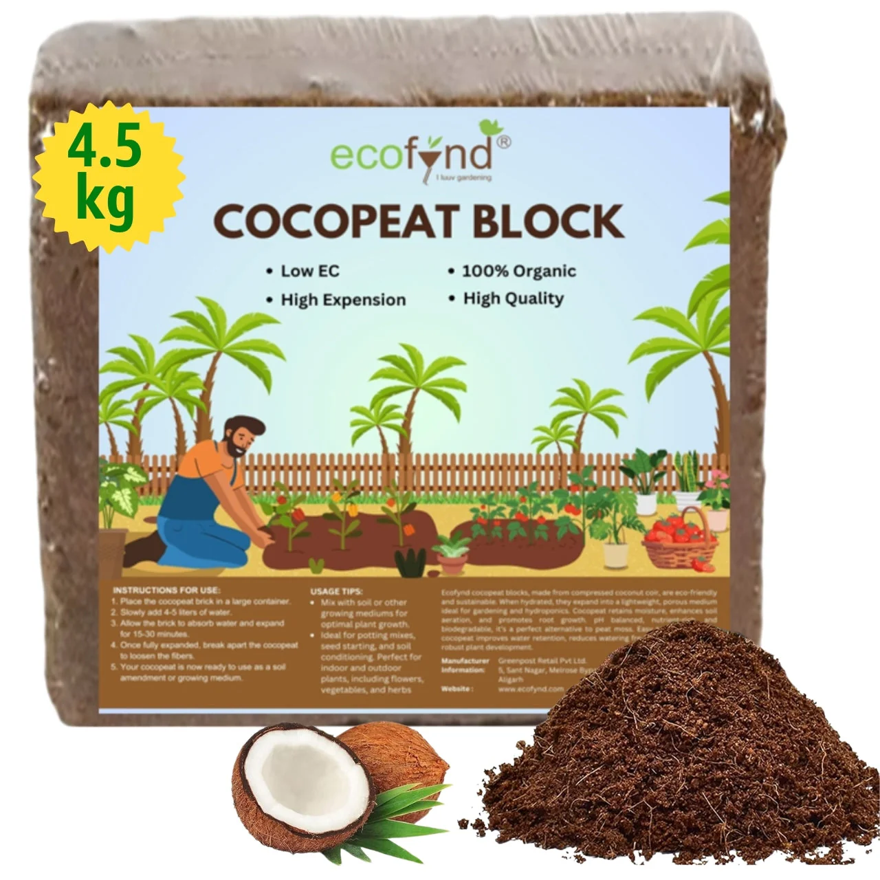 EcoGrow Coco Coin – Smart Soil, Greener Growth