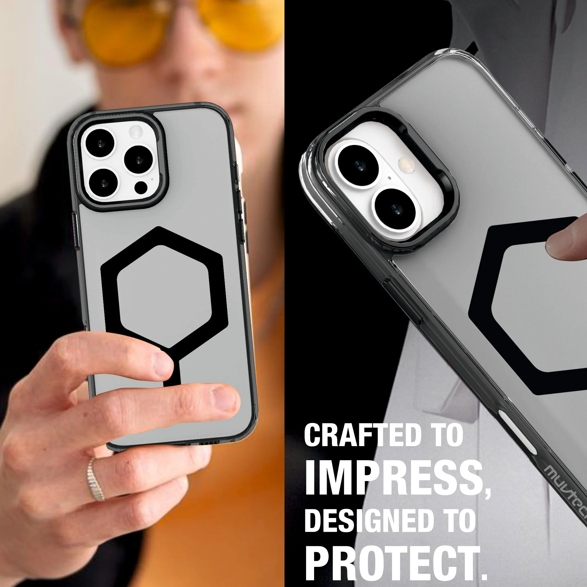 Eden SNAP Platinum Clear Mag-Safe Compatible Case for iPhone 16 Series - Image 6