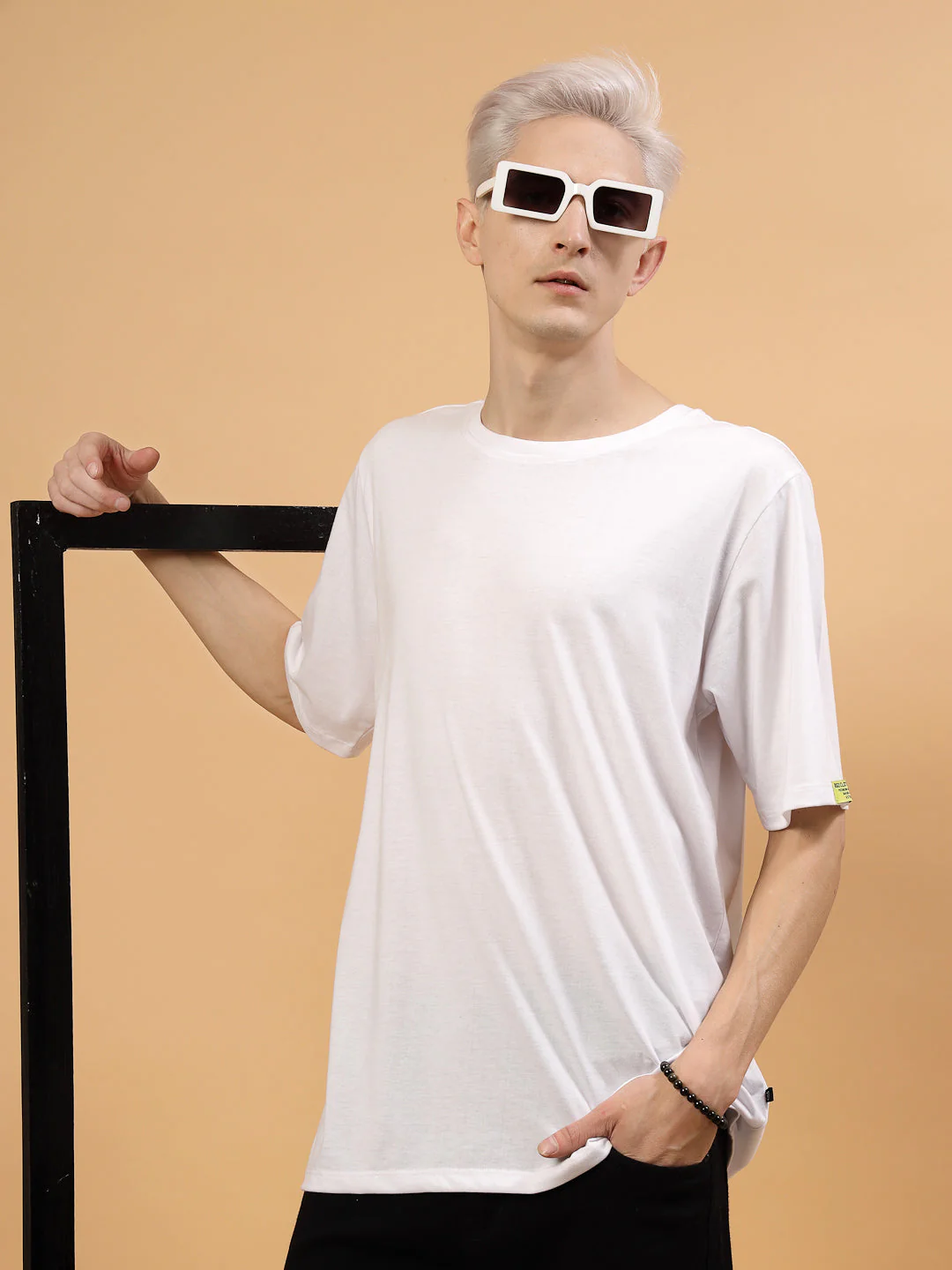 Effortless Cool Men's Oversized Cotton T-shirt - Image 11