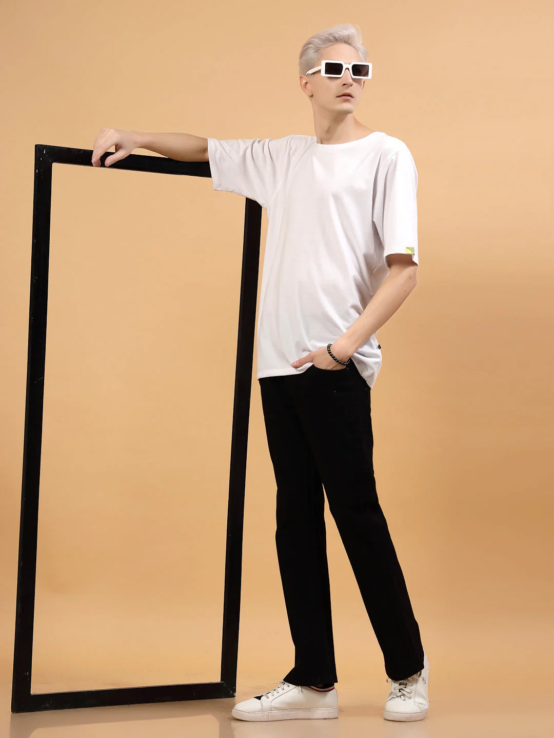 Effortless Cool Men's Oversized Cotton T-shirt - Image 12