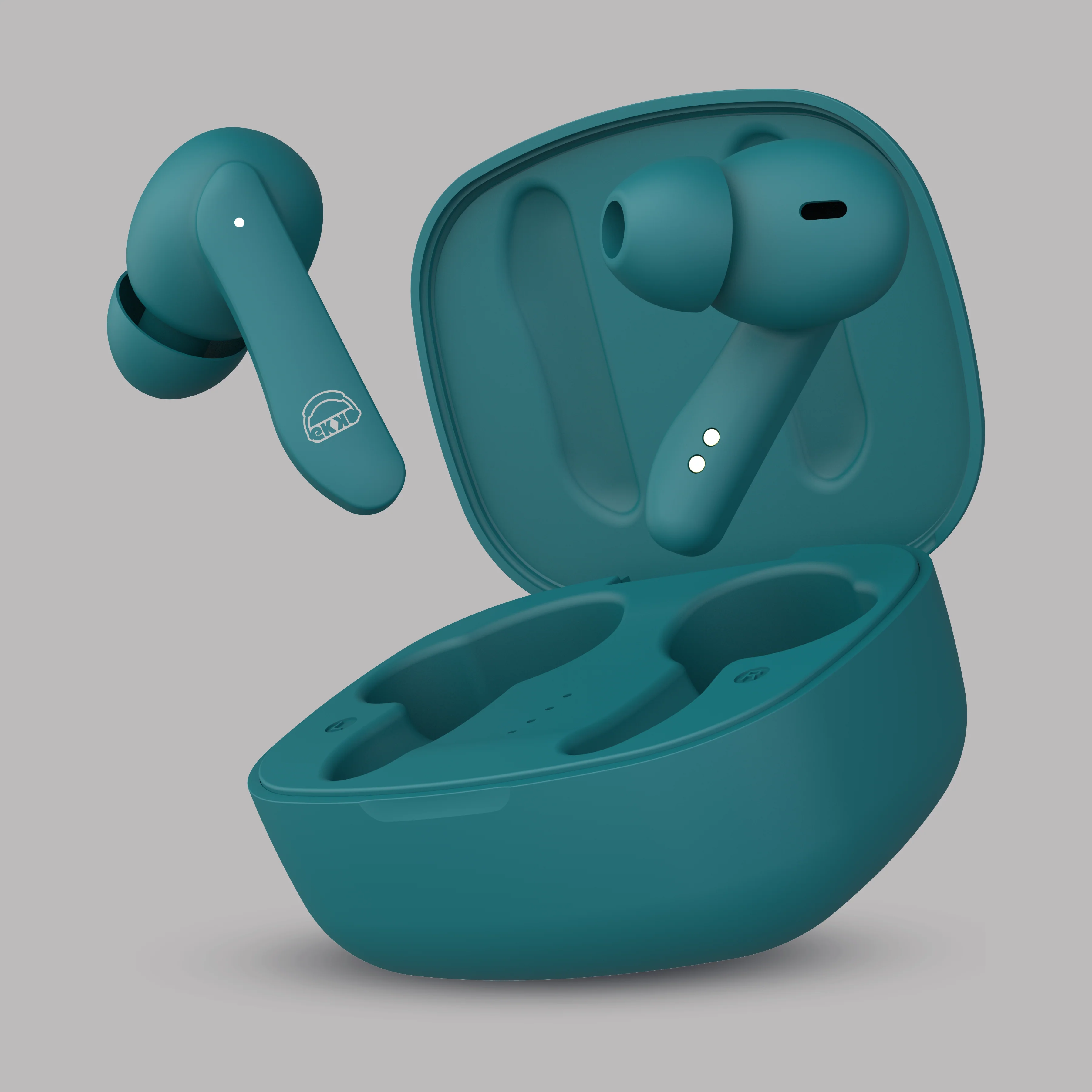 EKKO Earbeats T06: 10MM Driver, ENC Call Noise Cancellation, Touch Control, Massive Bass, IPX4 Water Resistancel TWS, Upto 60H Playtime, with Mic, Massive Bass, IPX4 Water Resistance (Green) - Image 14