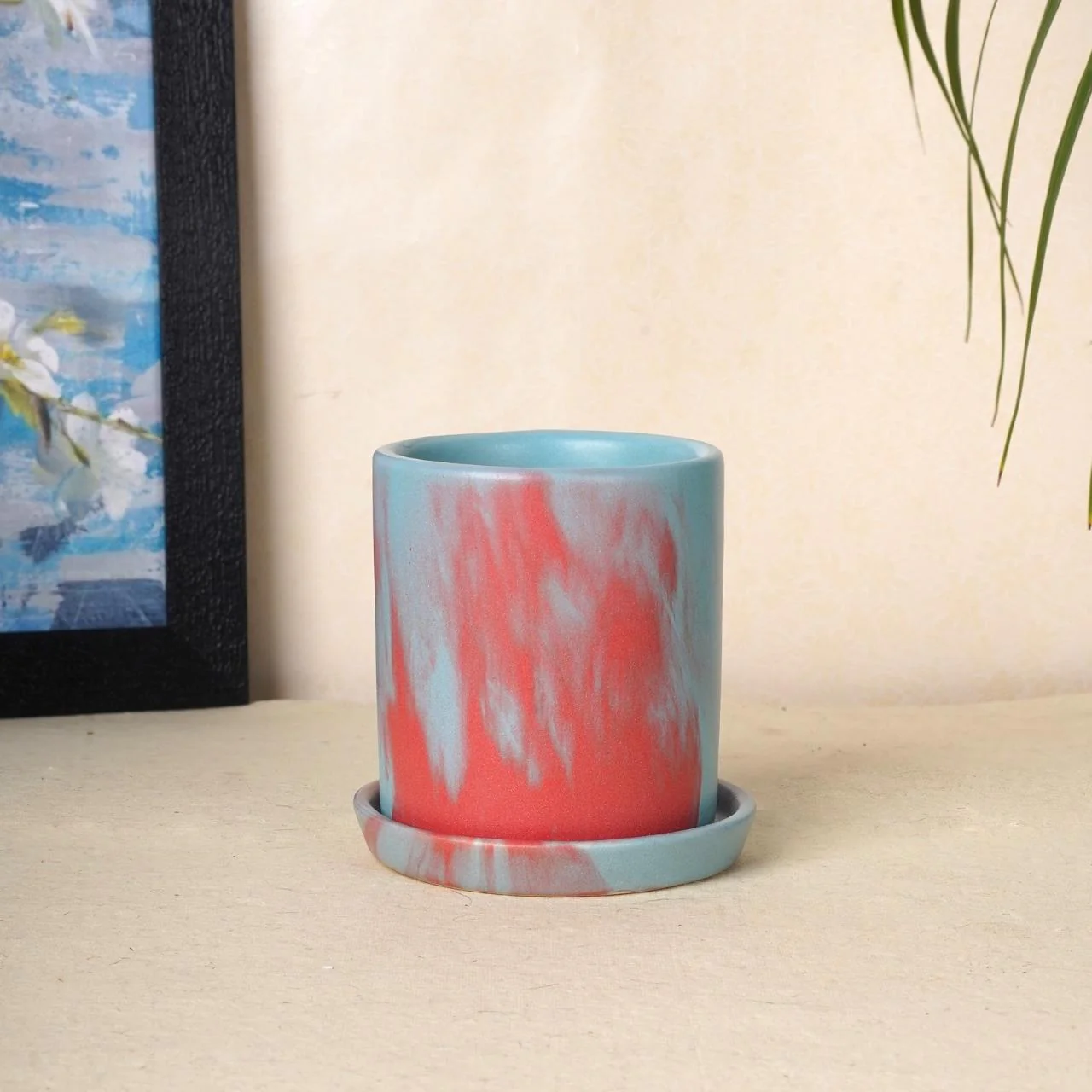 Elegant Glow – Premium Ceramic Plant Pot with Timeless Charm