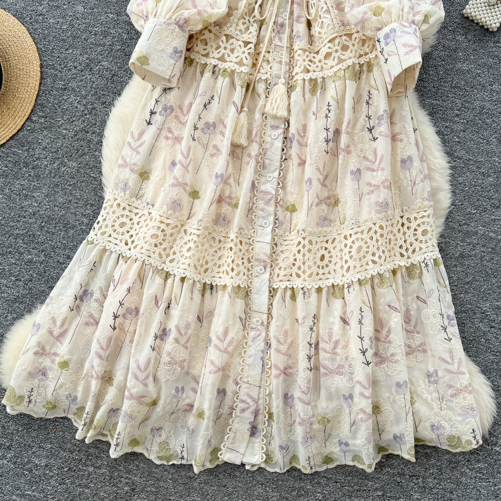 Elianna Embroidery Luxe Maxi Dress - Image 7