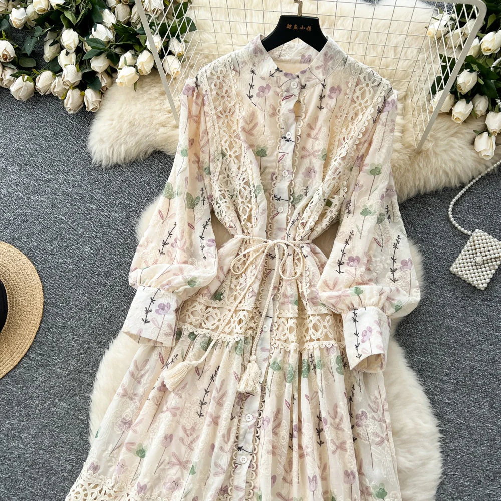 Elianna Embroidery Luxe Maxi Dress - Image 8