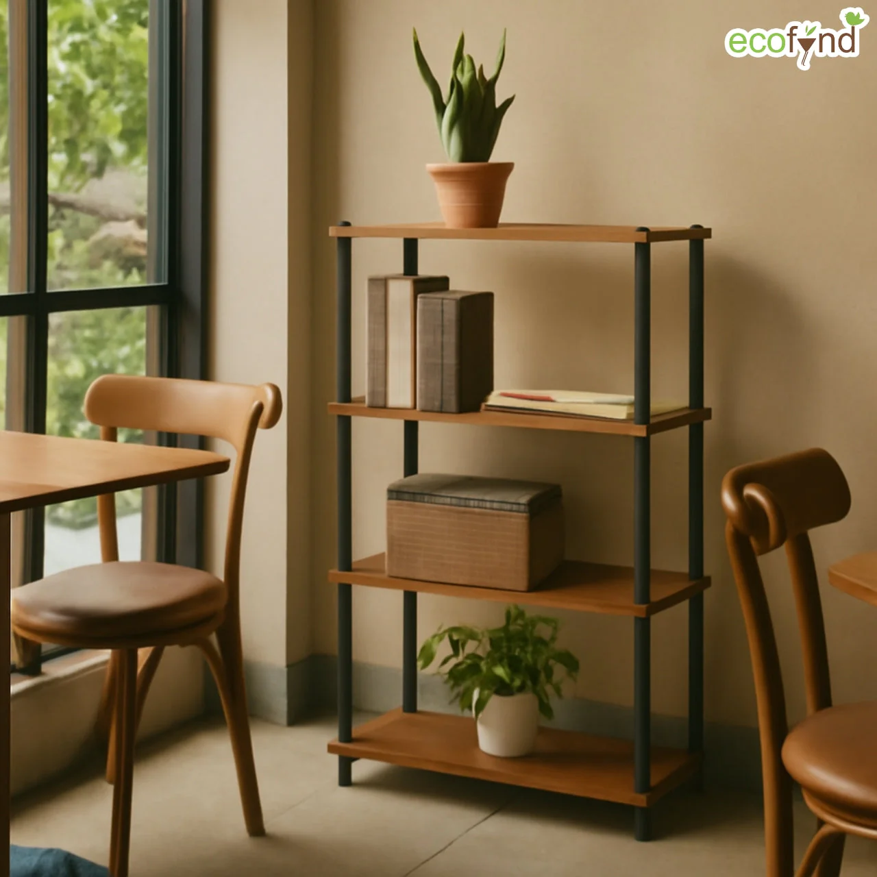 Elio 4-Tier Plant Stand – Space-Saving Vertical Shelf for Balcony & Indoors - Image 7