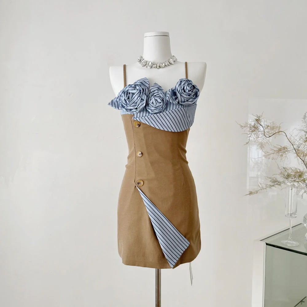 Elisa Spaghetti Dress - Image 2
