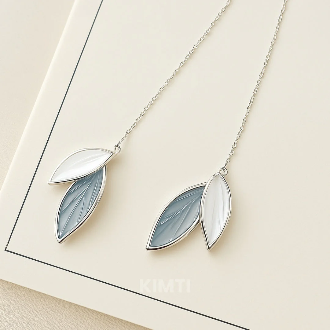 Enchanted Leaf Drops Earring — Buy Any 5 for Rs. 599 - Image 3