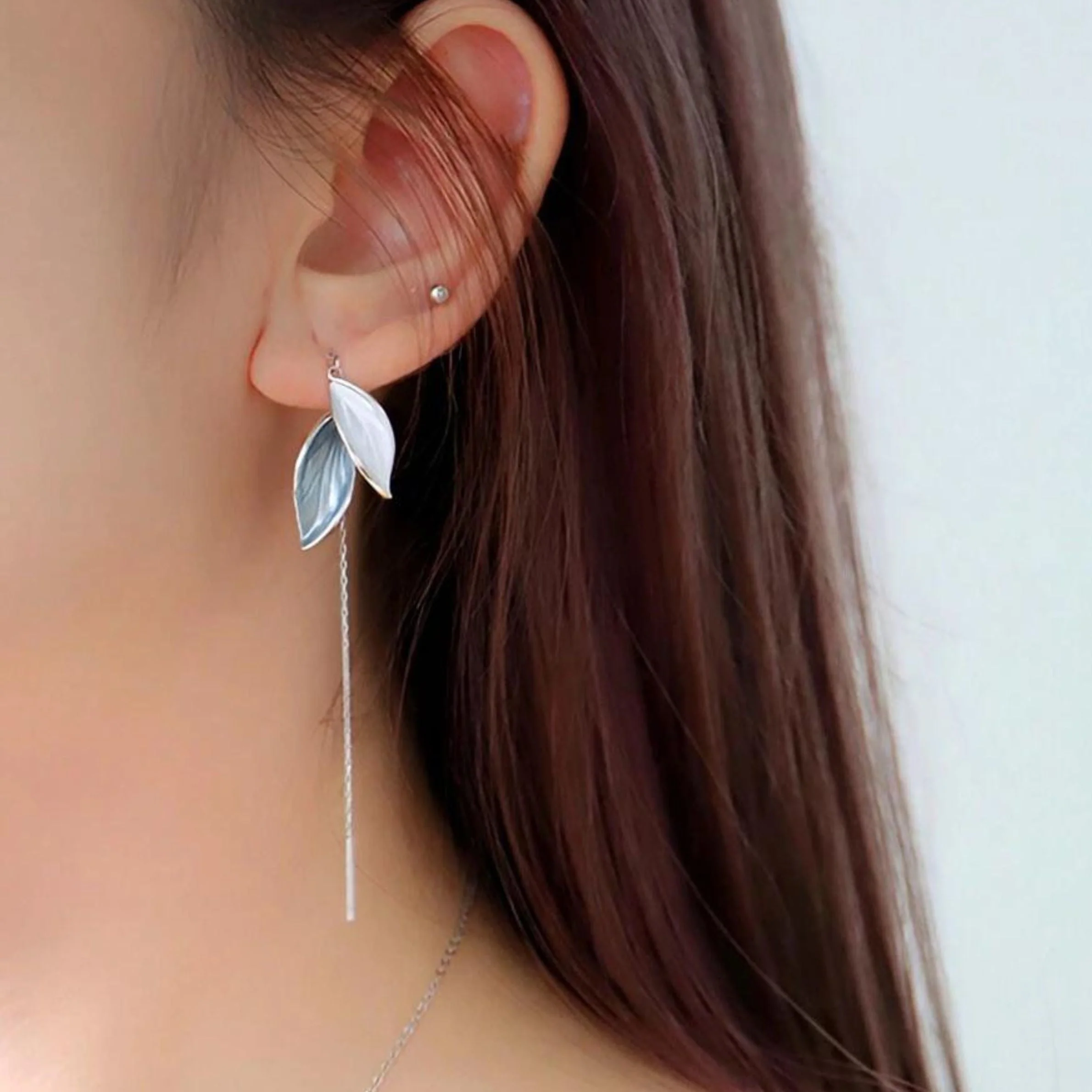 Enchanted Leaf Drops Earring — Buy Any 5 for Rs. 599 - Image 5