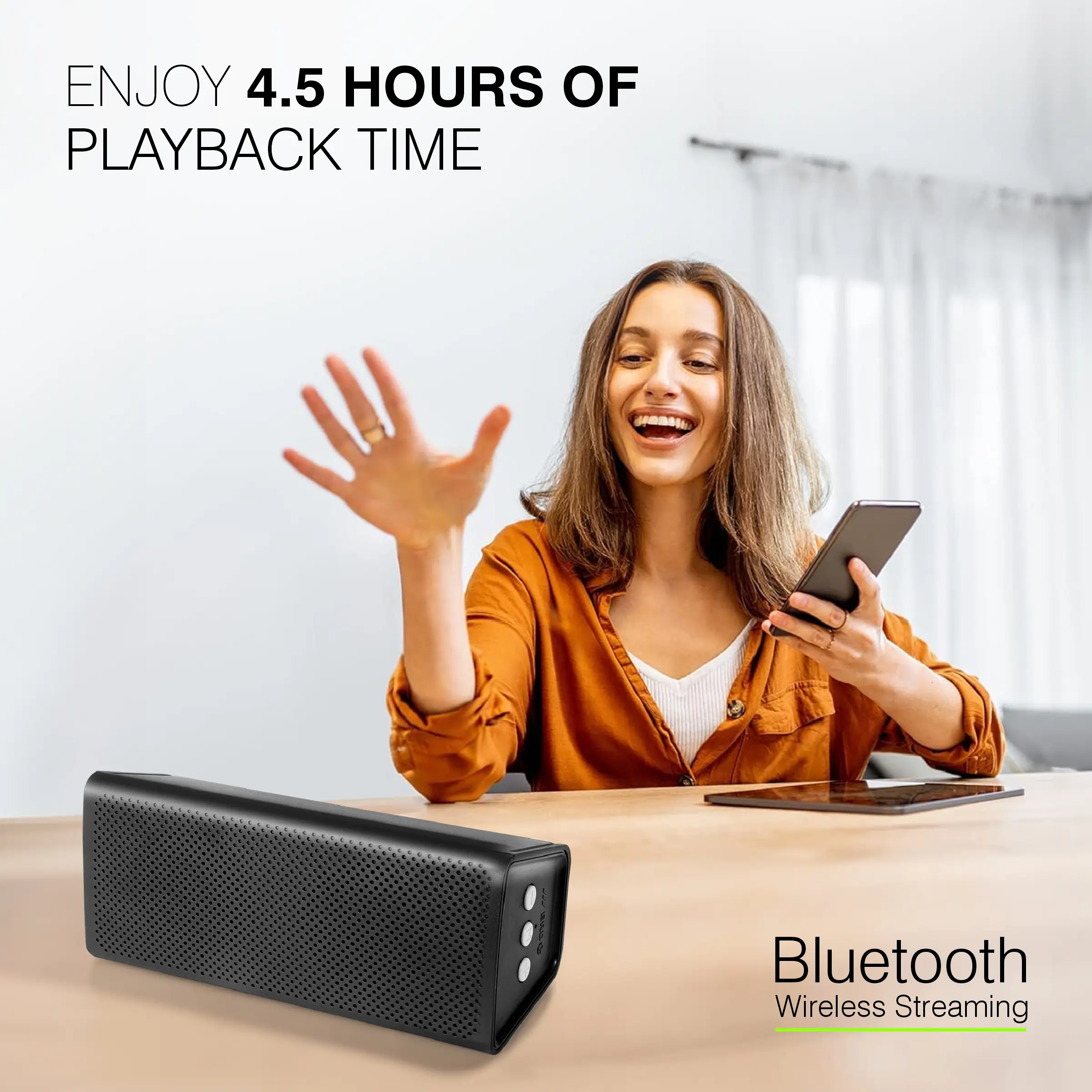 ERD BTS-21 10W Bluetooth Speaker - Image 20