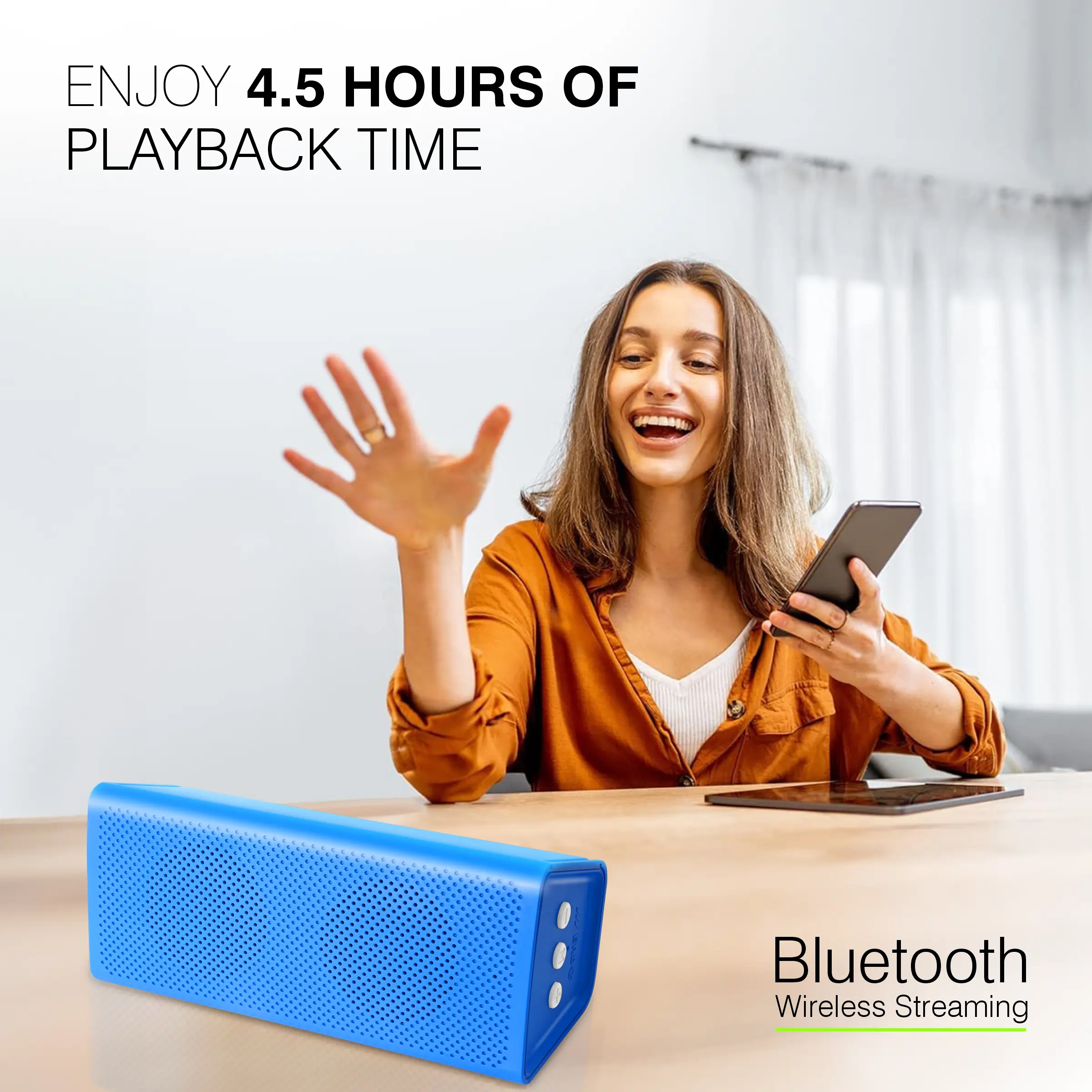 ERD BTS-21 10W Bluetooth Speaker - Image 4