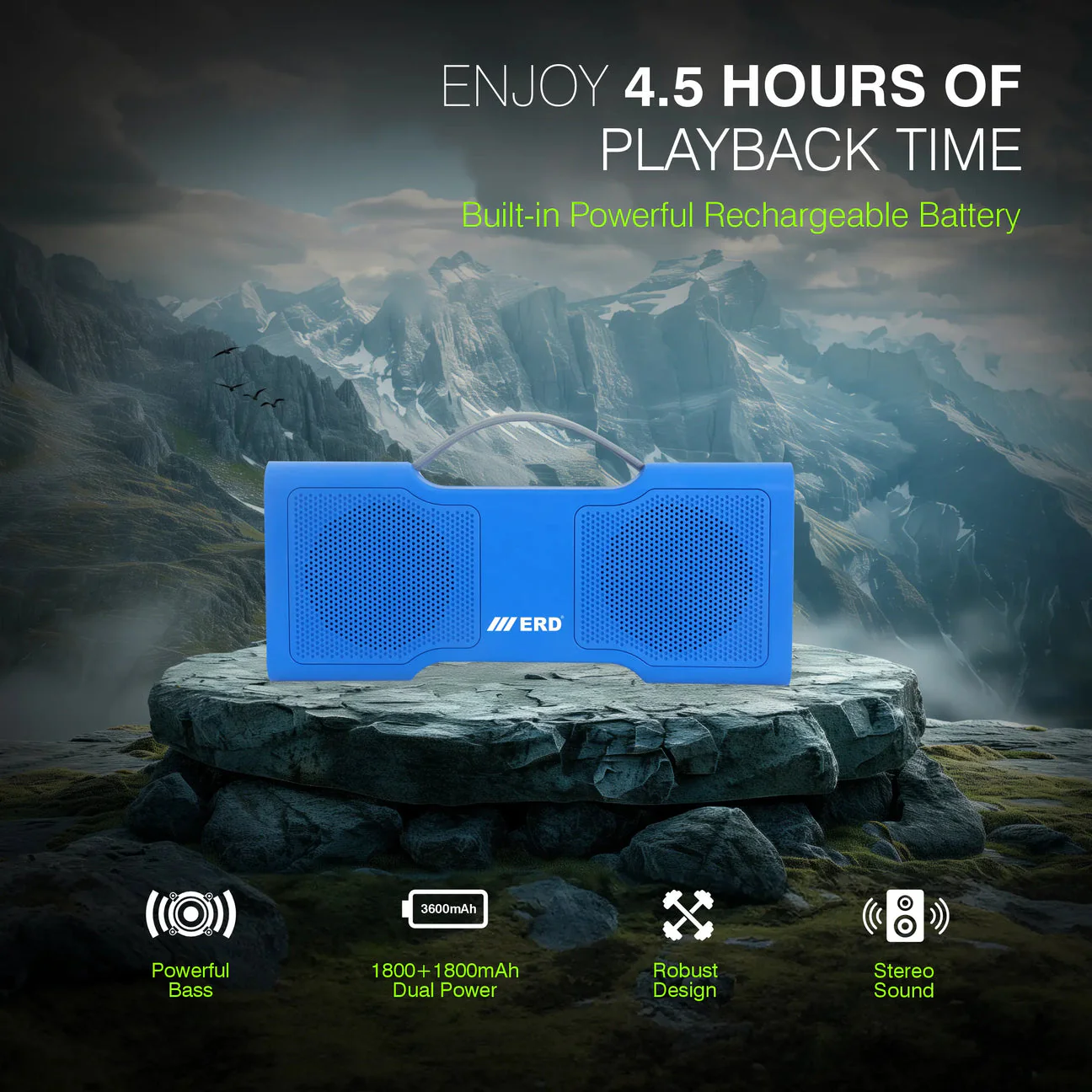 ERD BTS-31 20W Bluetooth Speaker - Image 19
