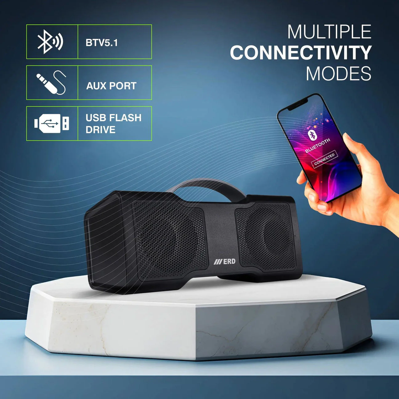 ERD BTS-31 20W Bluetooth Speaker - Image 5