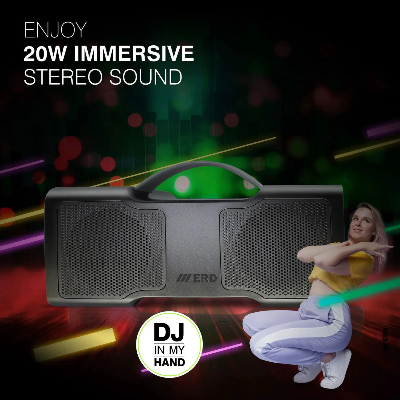 ERD BTS-31 20W Bluetooth Speaker - Image 6