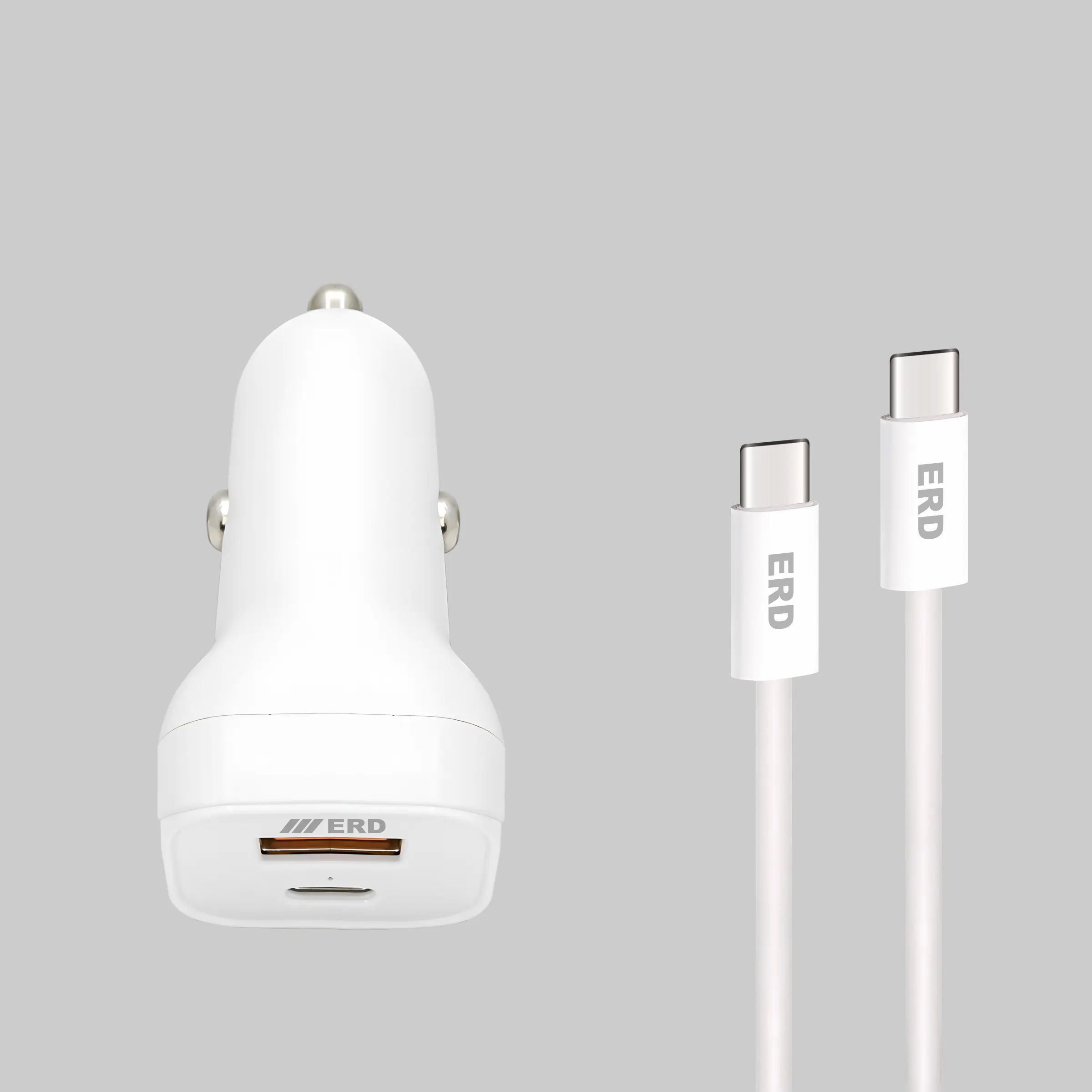 ERD CC-145 CHARGER USB-C TO C PD WHT 45W Fast Charger