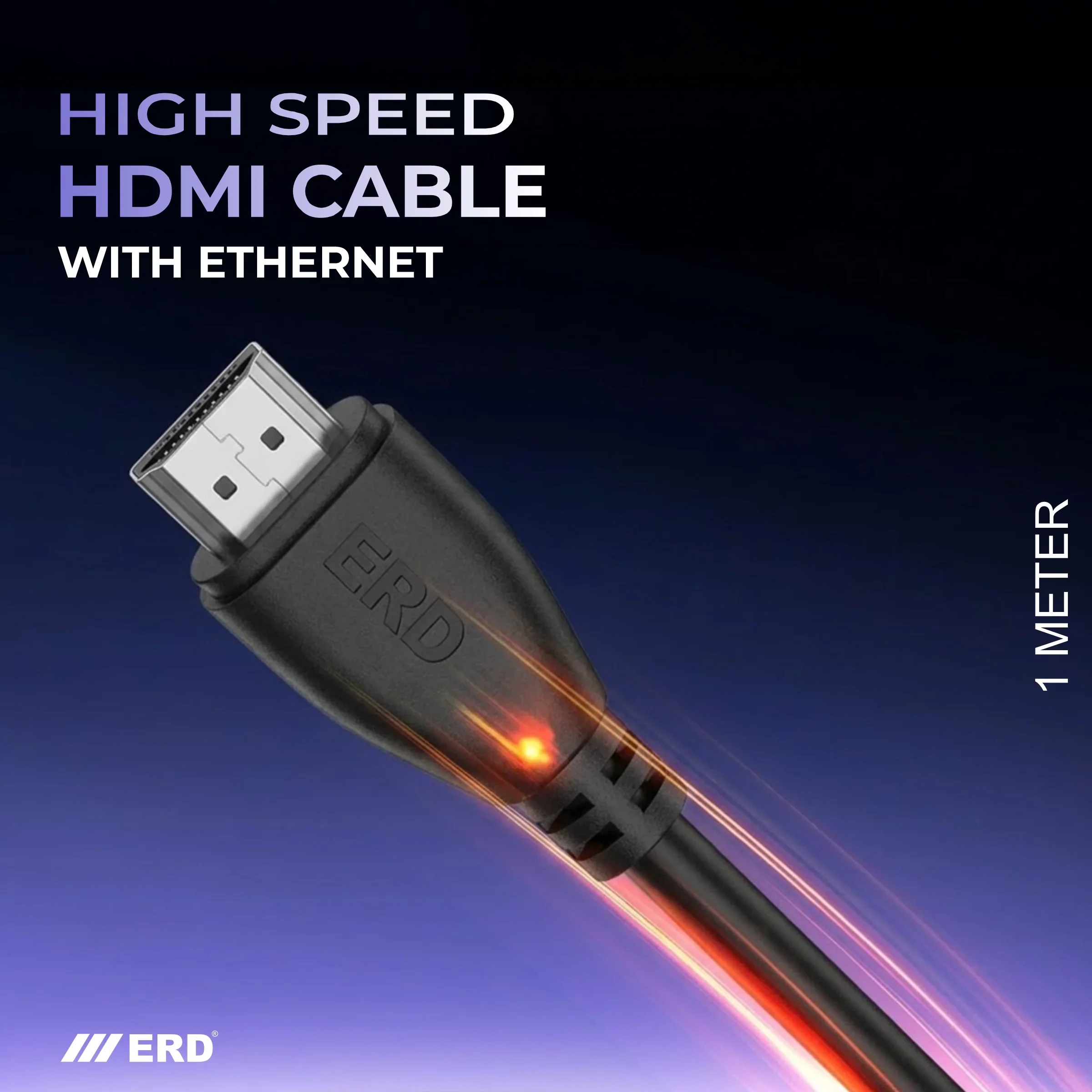 ERD HDMI CABLE HD-101 (1MTR) - Image 3