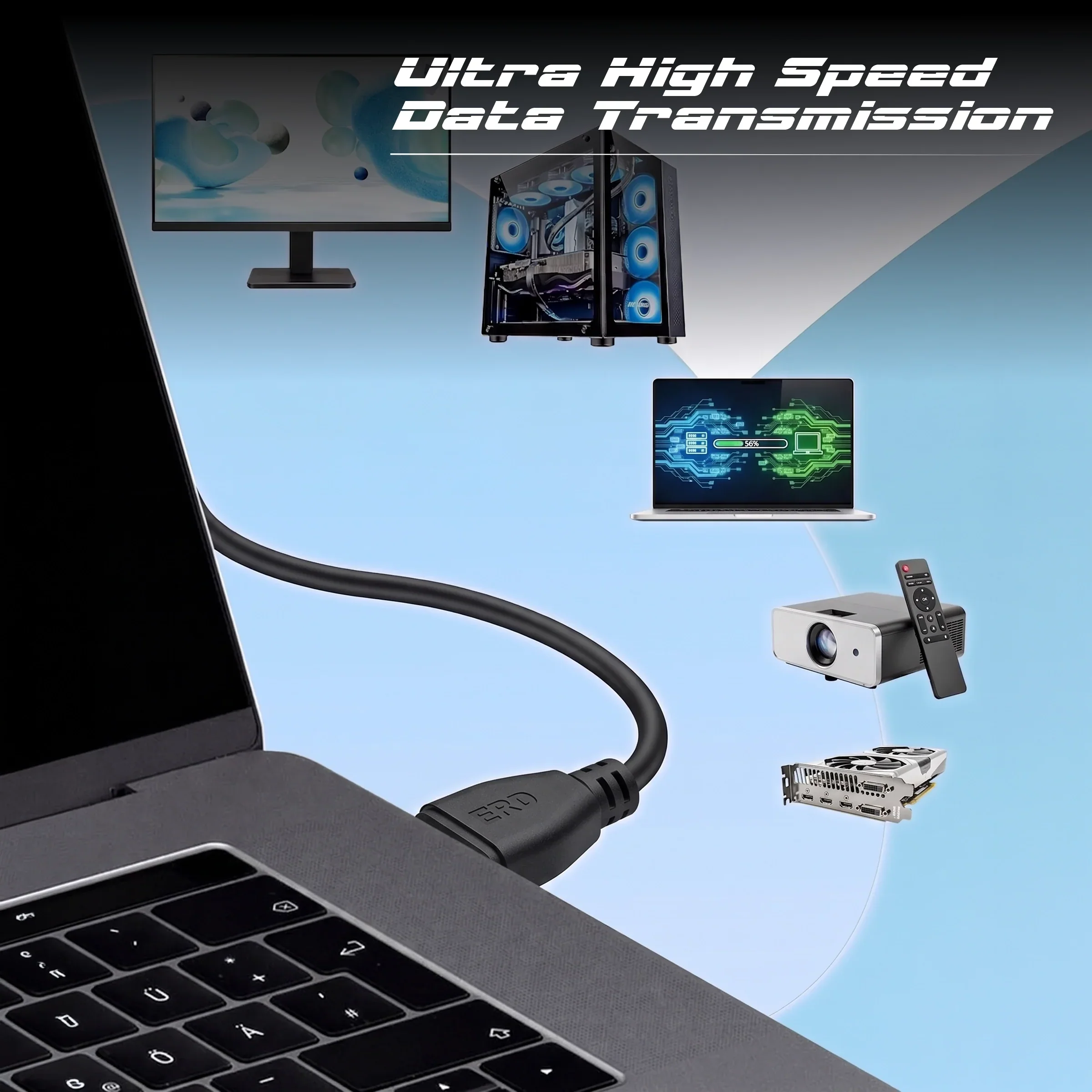 ERD HDMI CABLE HD-105 (10MTR) - Image 5
