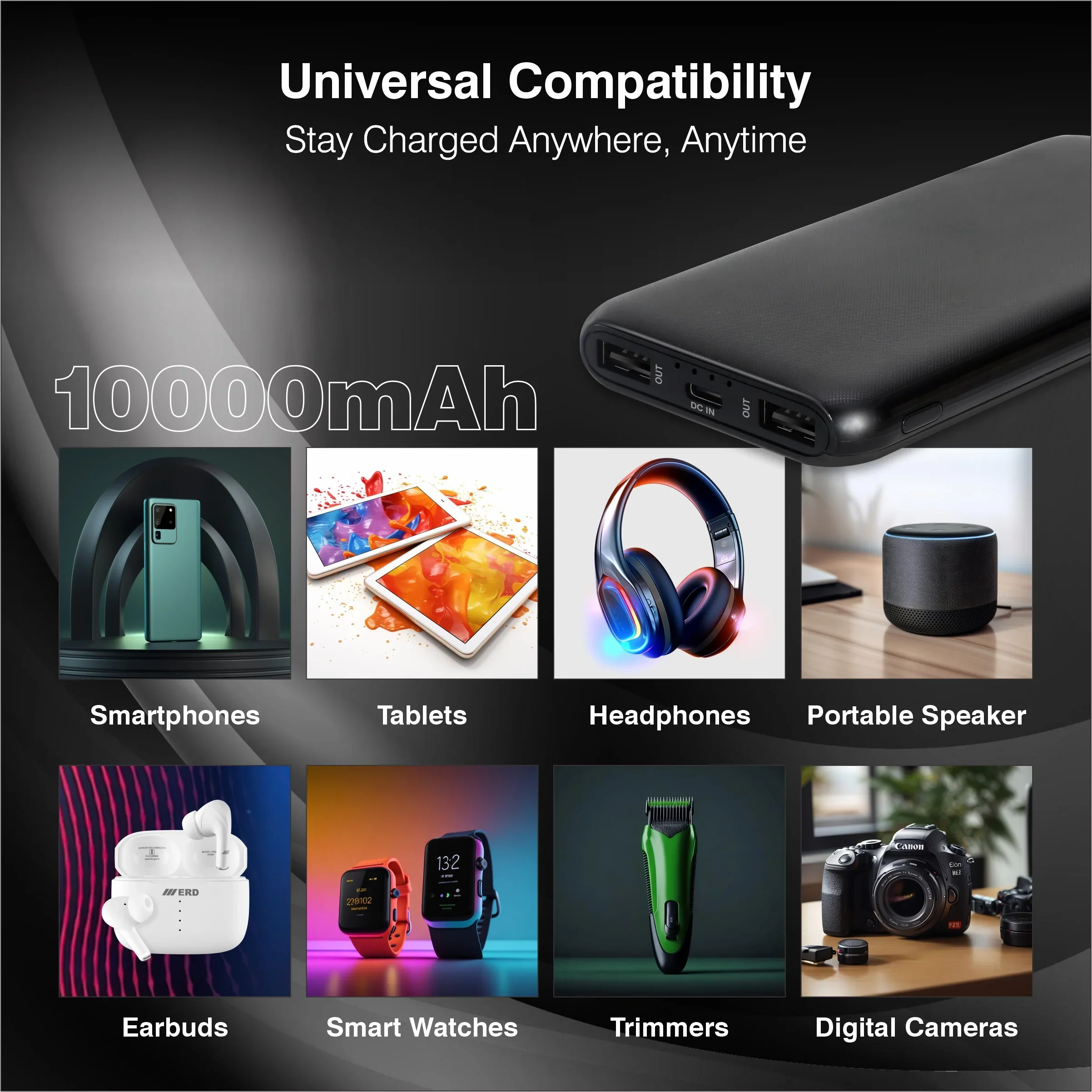 ERD PB-10KE Power Bank 10000 mAh (12W) - Image 15