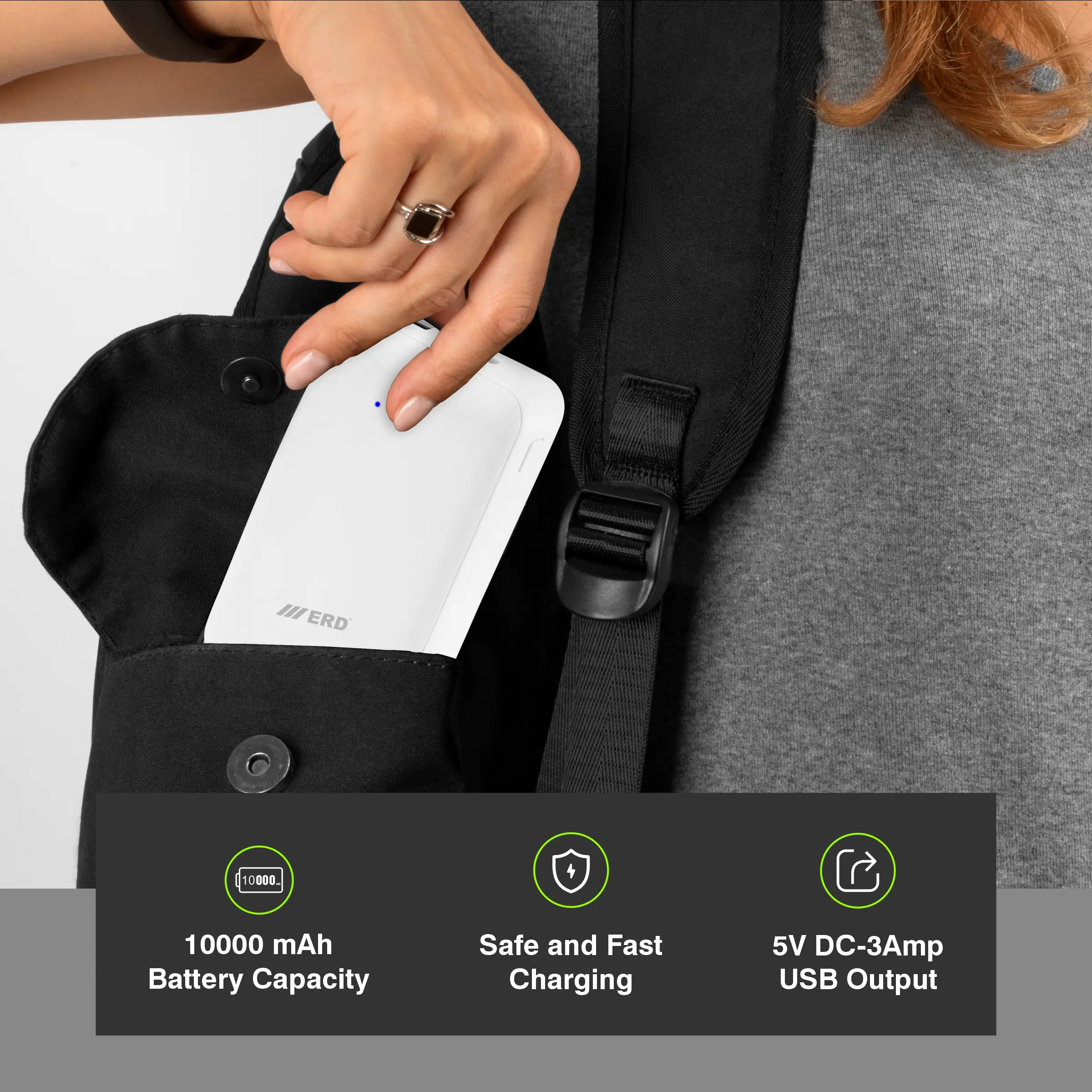 ERD PB-160 Power Bank 10000 mAh (25W) - Image 6