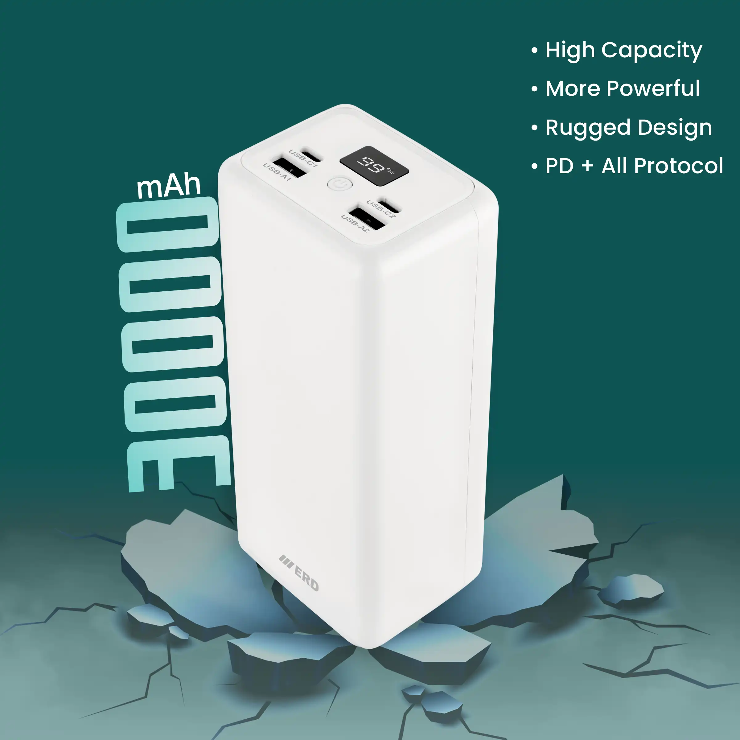 ERD PB-192 Power Bank 30000 mAh (25W) - Image 7