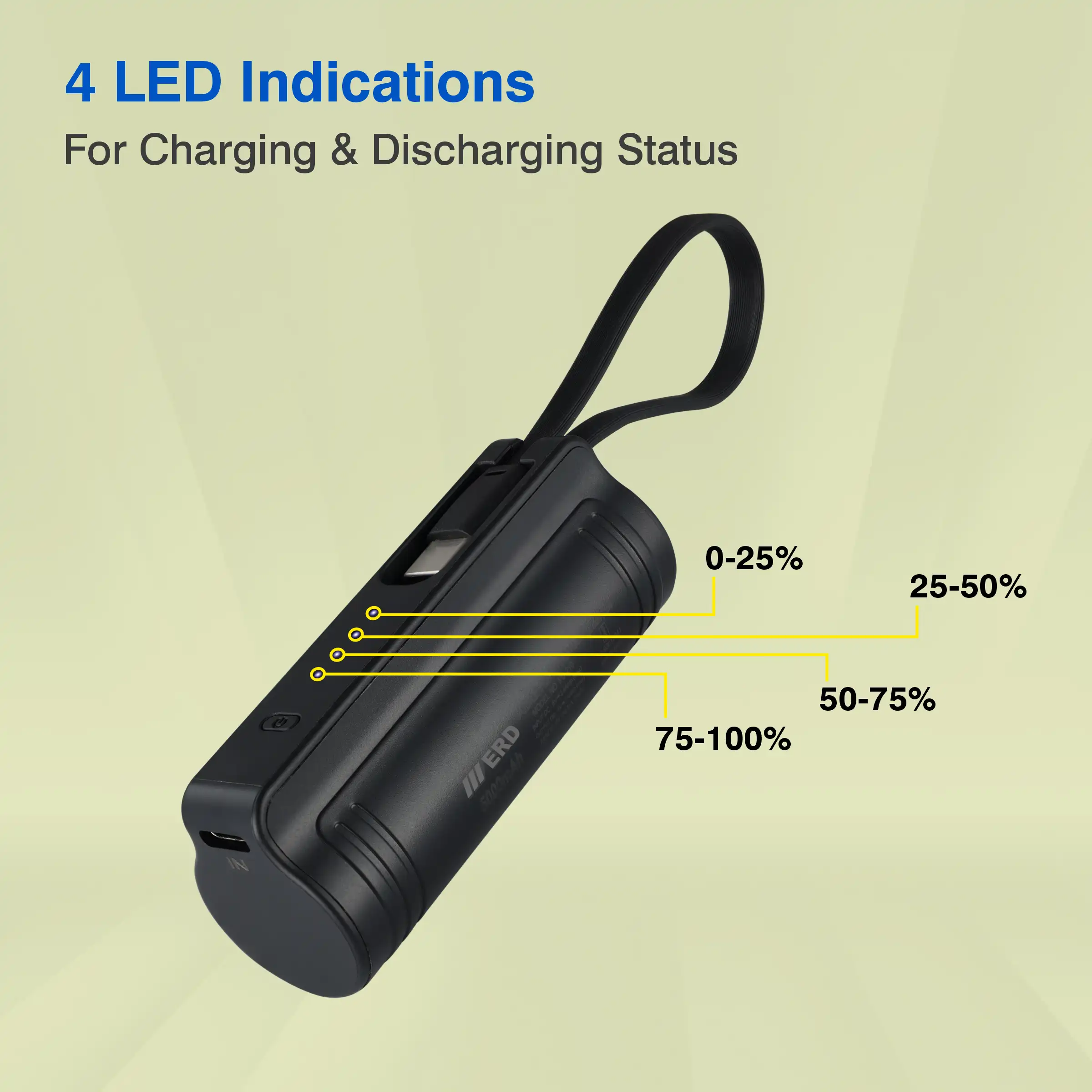ERD PB-210 Power Bank 5000 mAh (12W) - Image 5