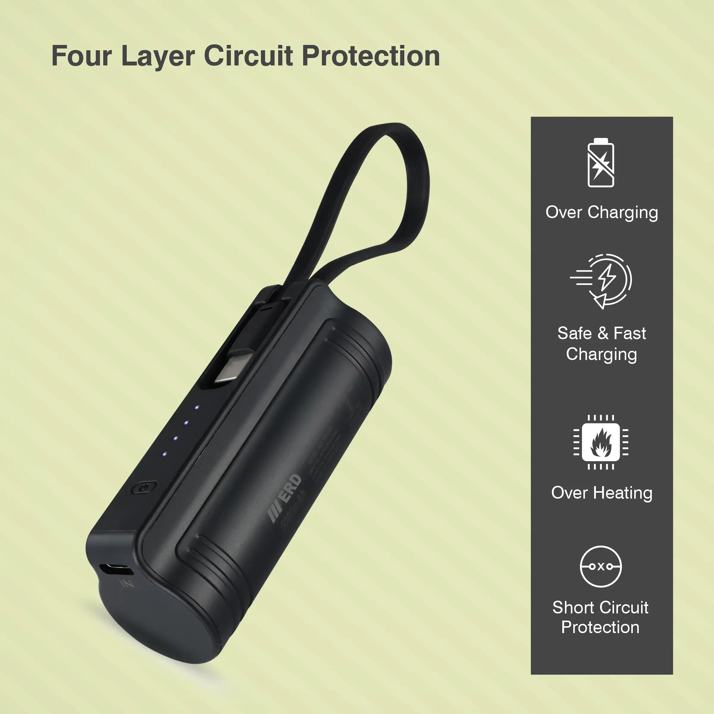 ERD PB-210 Power Bank 5000 mAh (12W) - Image 6