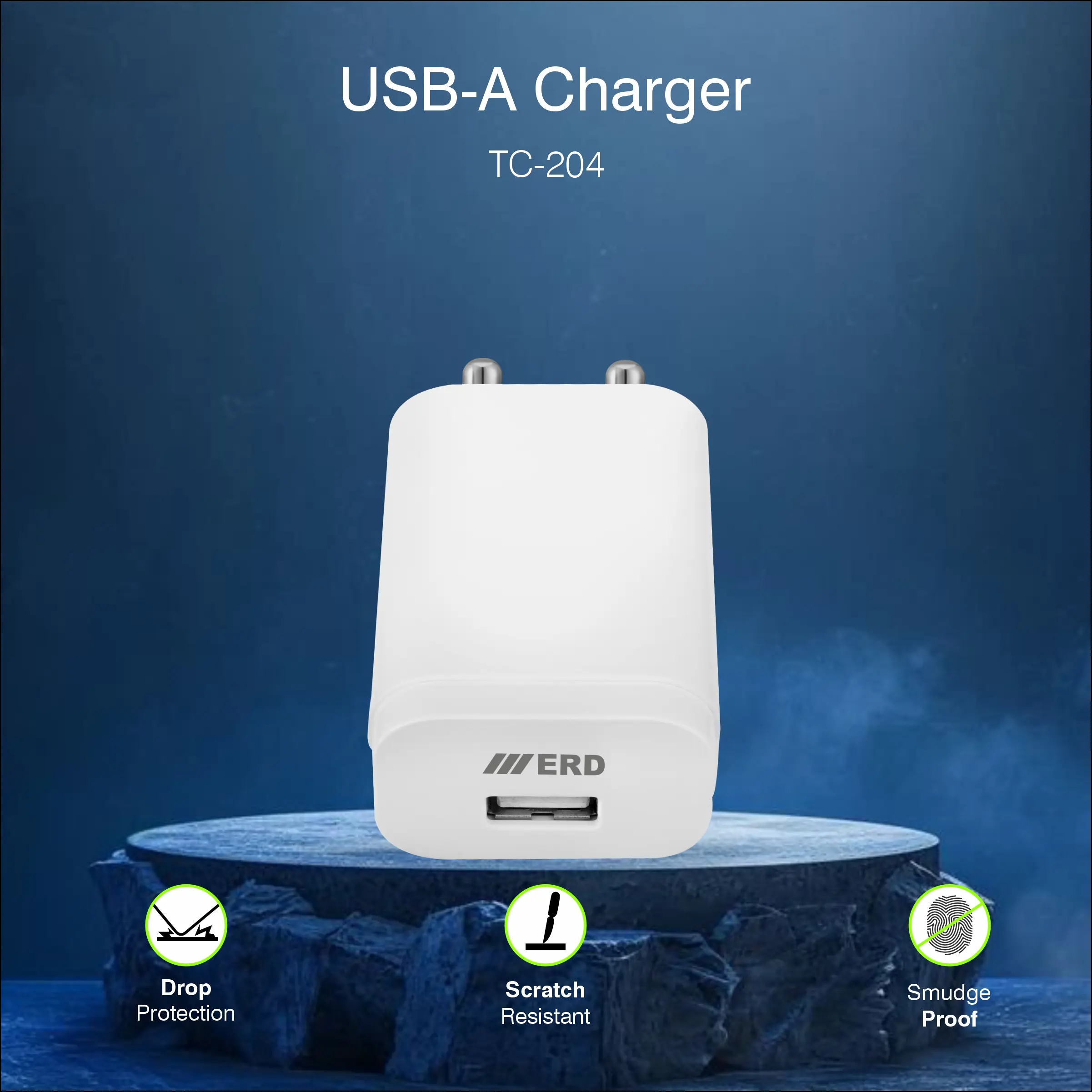 ERD TC-204 USB-A DOCK CHARGER WHITE 15W - Image 6
