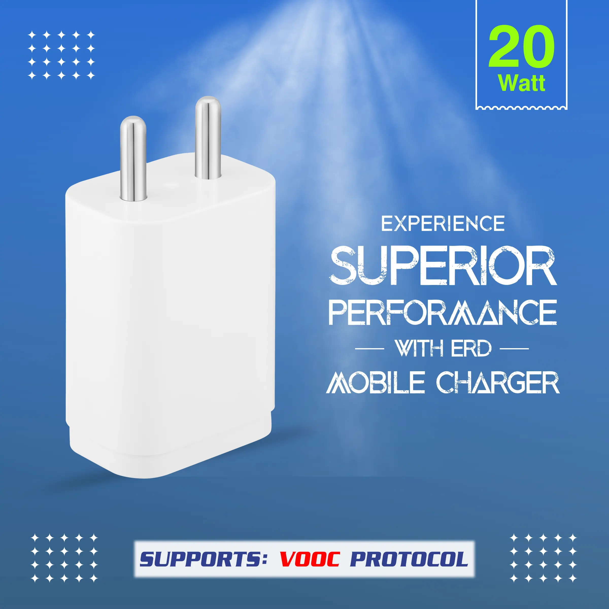 ERD TC-222 USB-A VOOC CHARGER 20W - Image 5