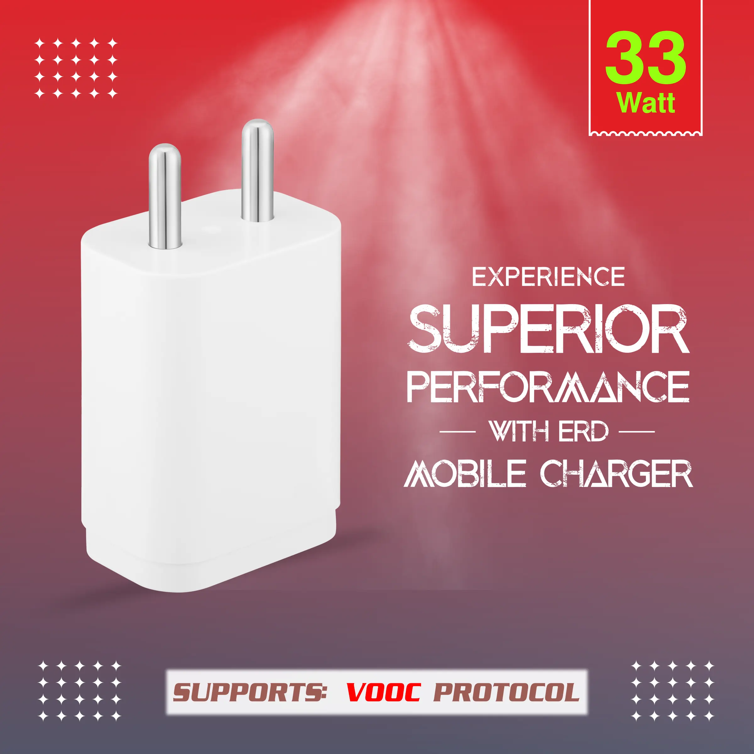 ERD TC-223 USB-A VOOC CHARGER 33W - Image 5