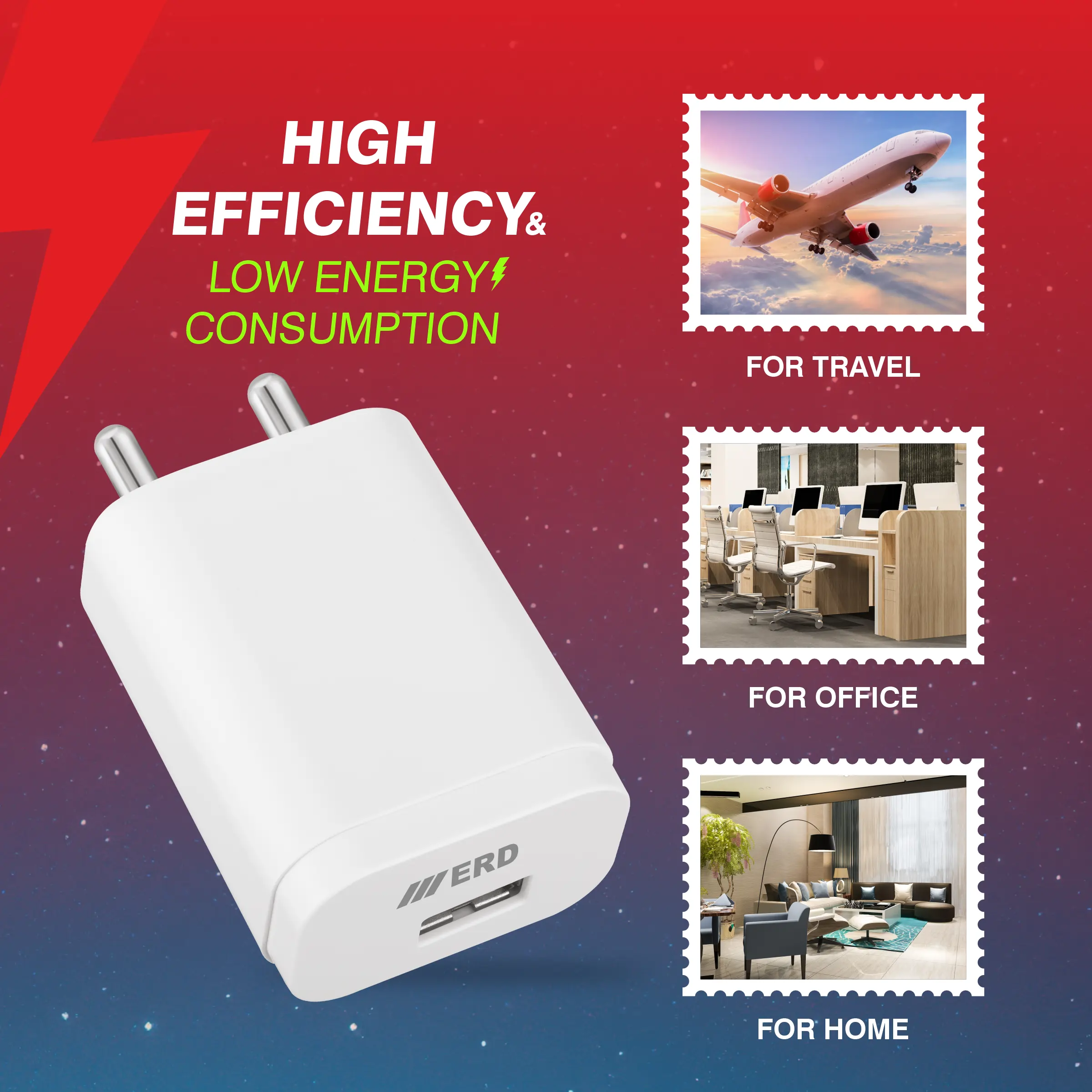 ERD TC-223 USB-A VOOC CHARGER 33W - Image 7