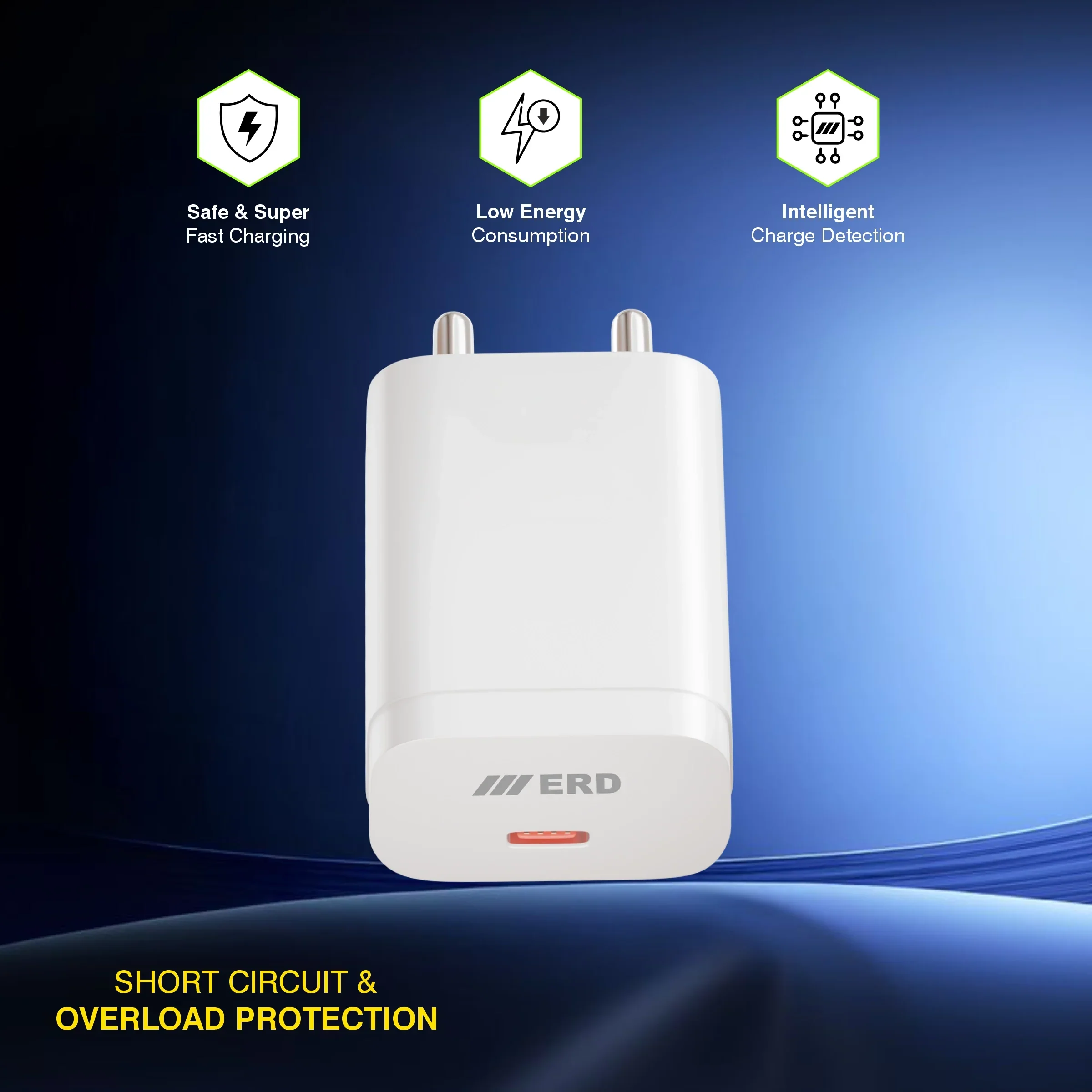 ERD TC-233 USB-C DOCK PD CHARGER WHT 33W - Image 6