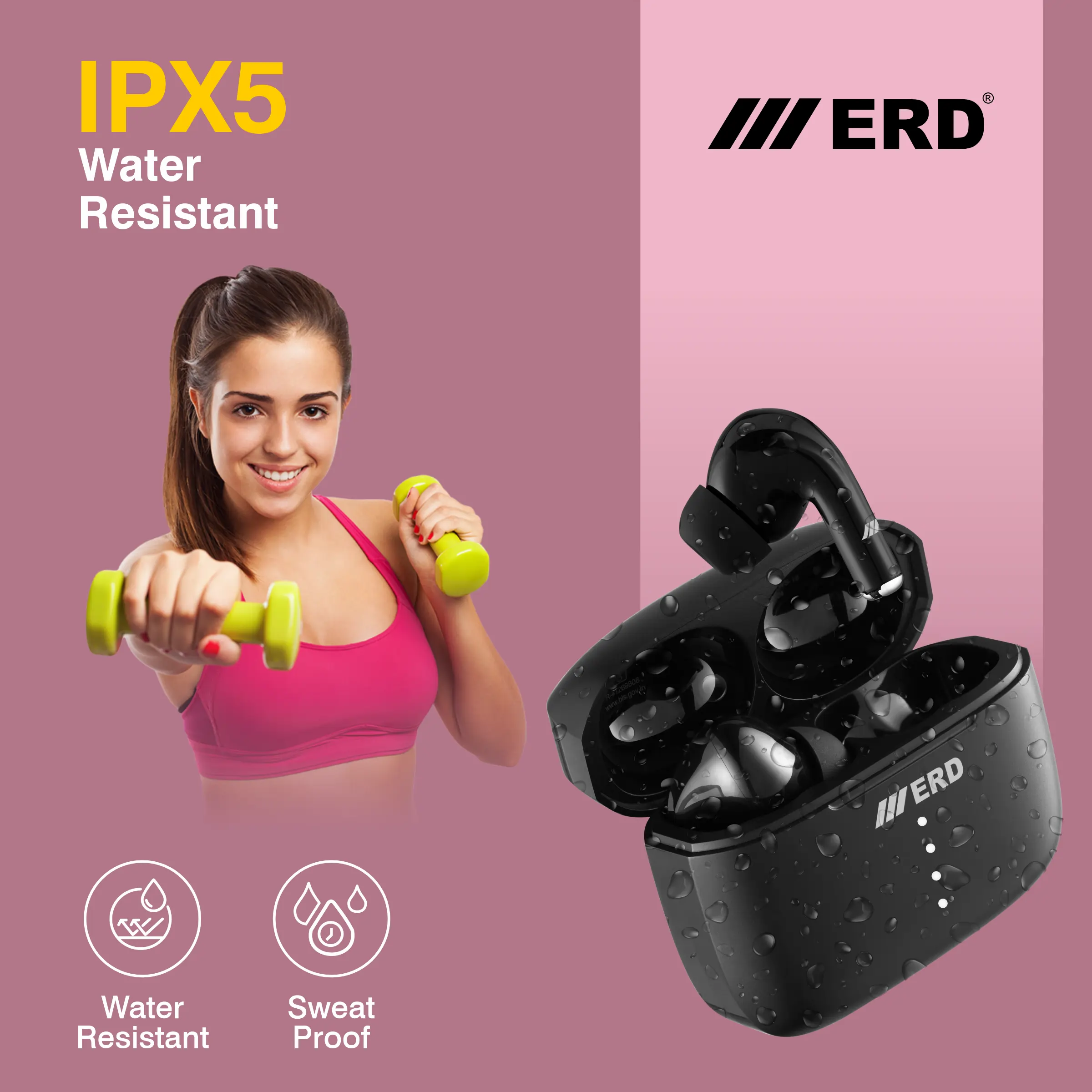 ERD TWS-18 Wireless Earbuds - Image 11