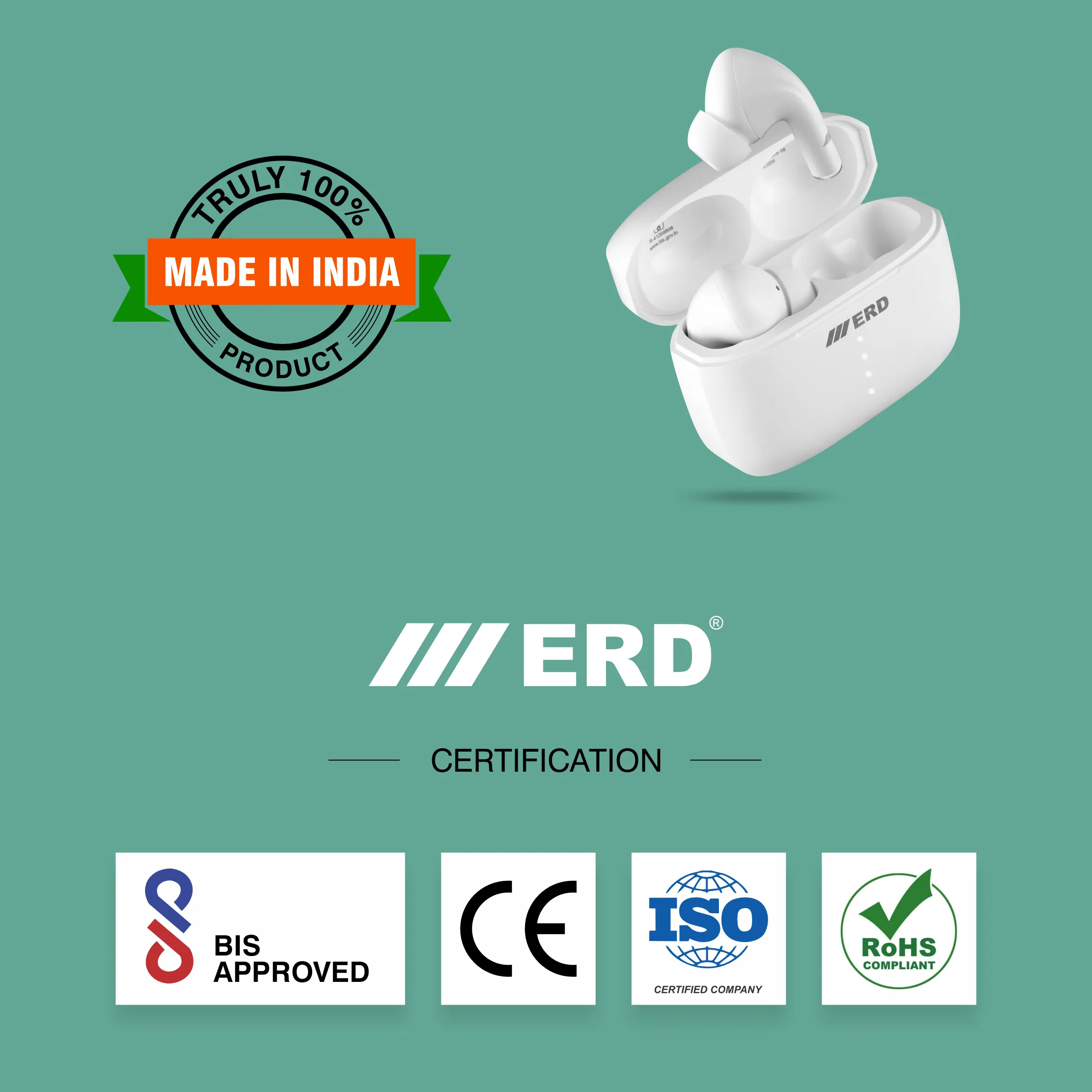 ERD TWS-18 Wireless Earbuds - Image 8