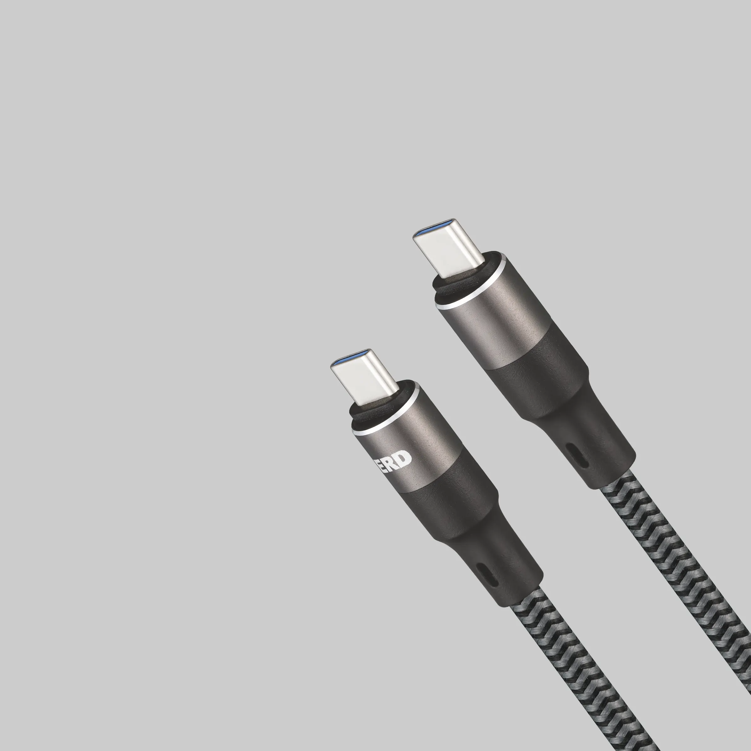 ERD UC-199 USB-C TO C Metal Braided Data Cable-65W - Image 2