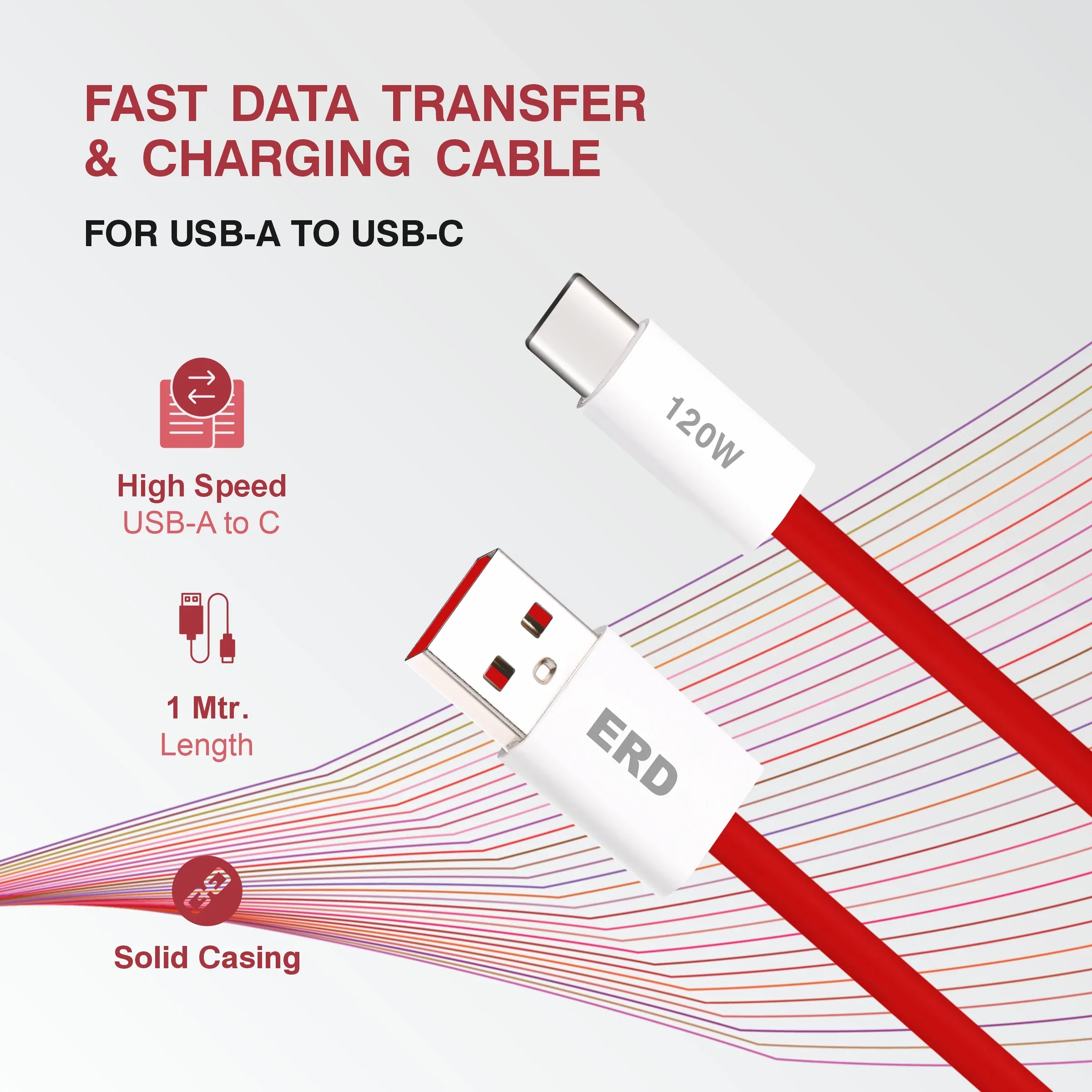 ERD UC-368 USB-A TO C SMART PPR 120W - Image 3
