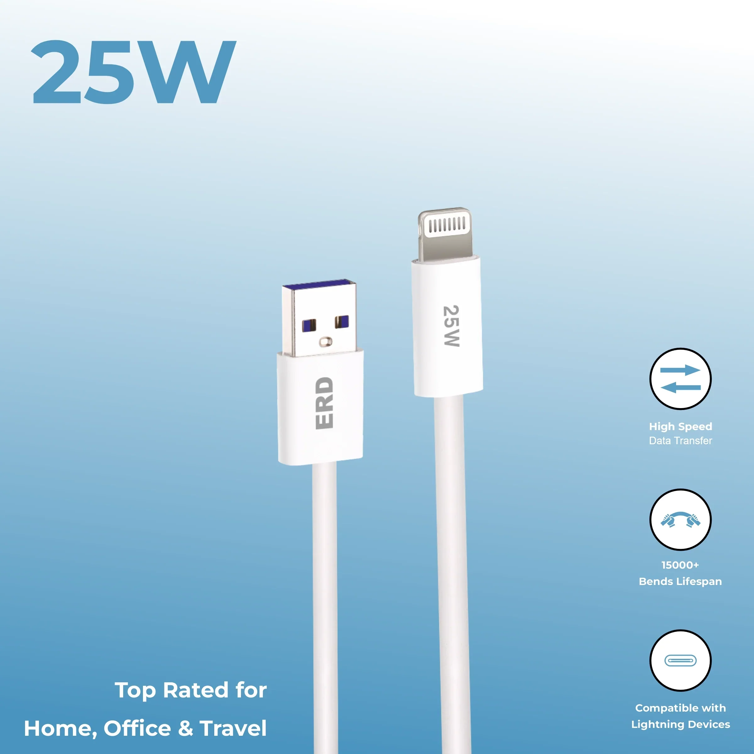 ERD UC-369 USB-A TO LIGHTNING PPW 25W - Image 5