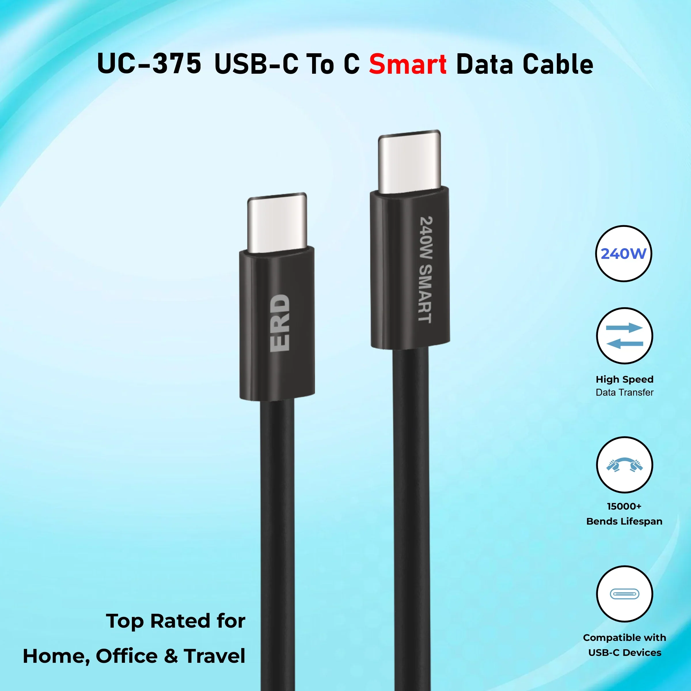 ERD UC-375 USB-C TO C SMART PPB 240W M2 - Image 4