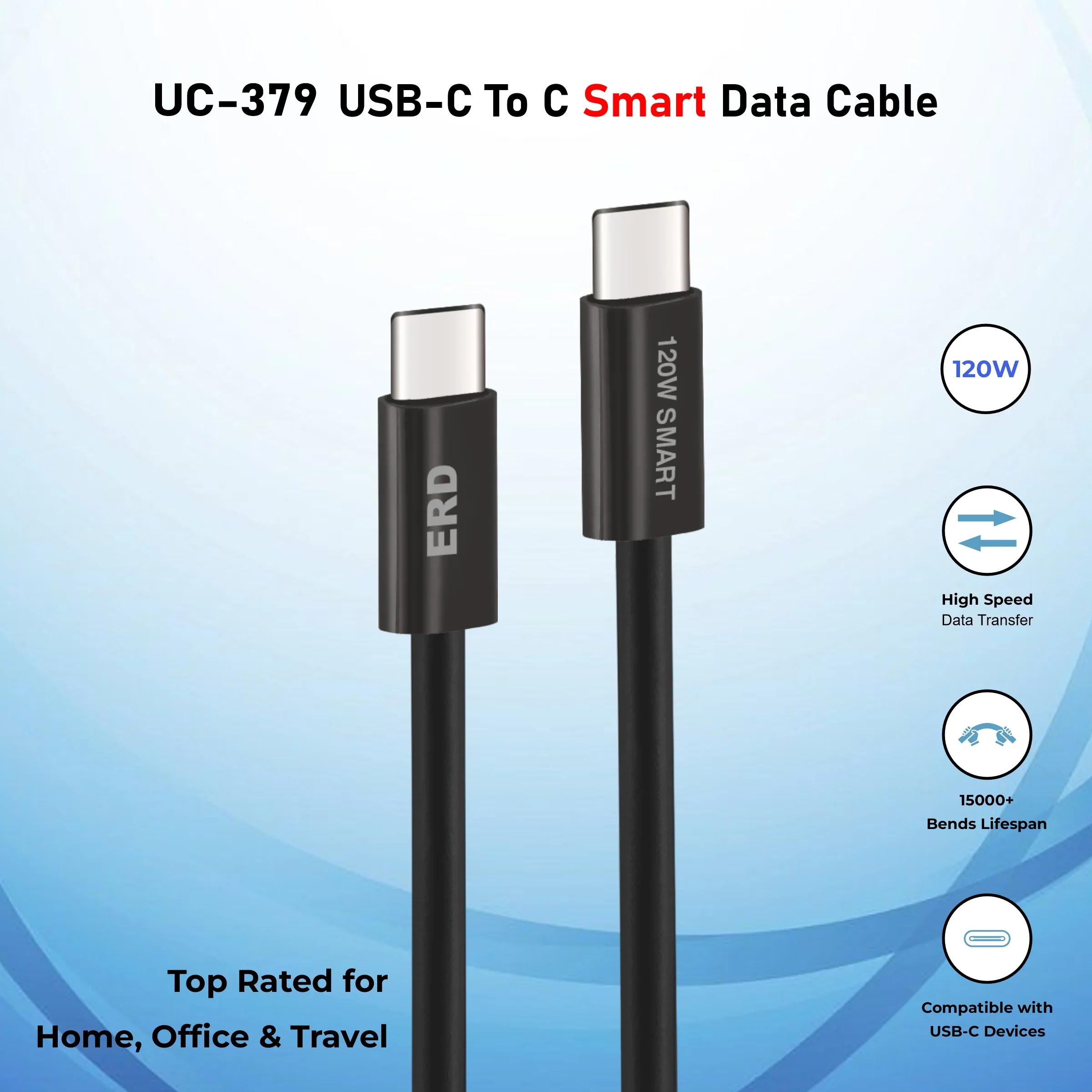 ERD UC-379 USB-C TO C SMART PPB 120W M2 - Image 4