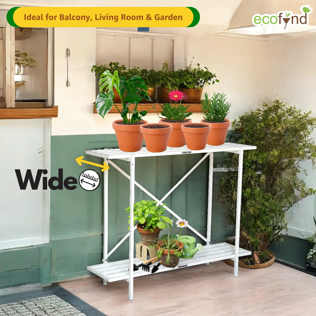 Eric Metal Plant Stand – Sturdy, Powder-Coated, Multipurpose - Image 4