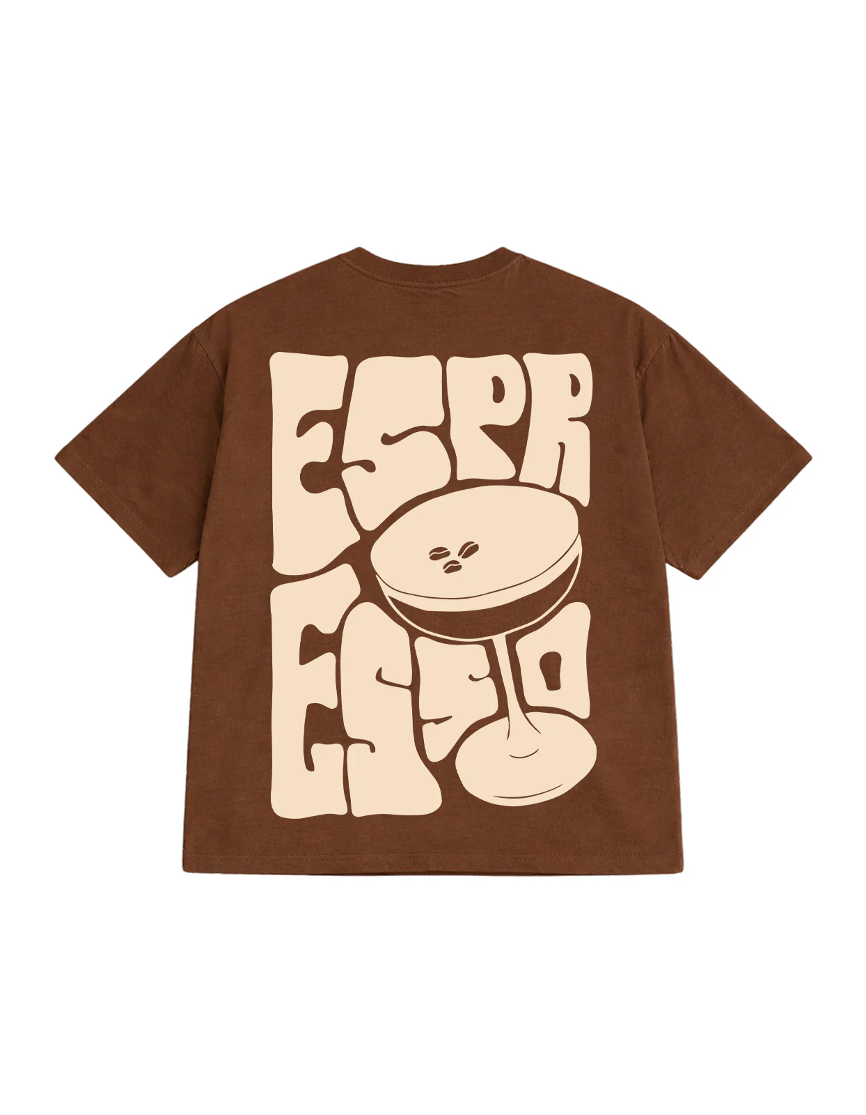 Espresso Coffee Oversize T-Shirt