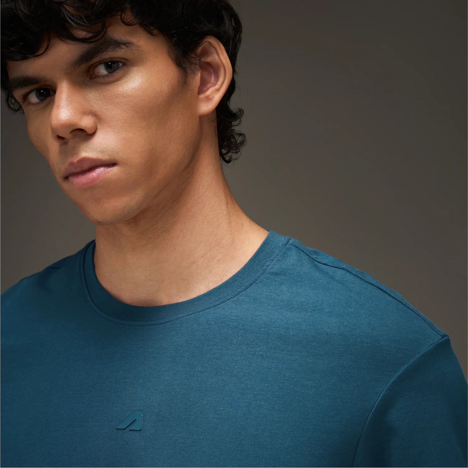 Essential Cotton T-Shirt Airforce Blue - Image 2