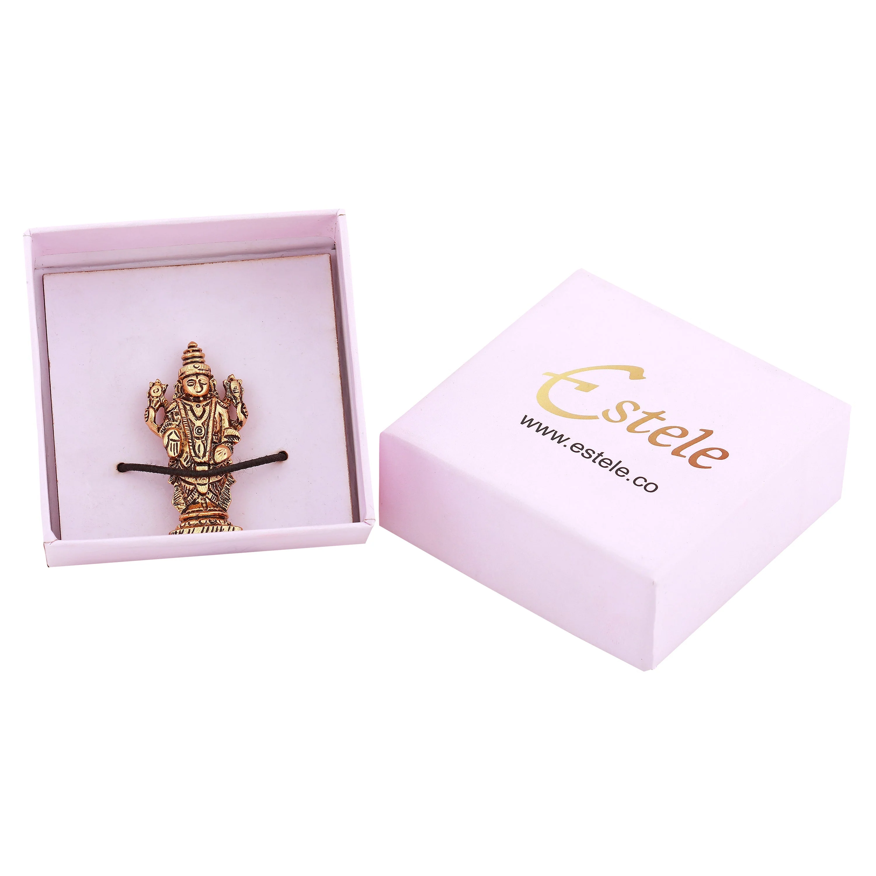 Estele Gold Plated Antique Lord Tirupati Balaji Idol Showpiece For Pooja Mandir/ Home Decorative - Image 6