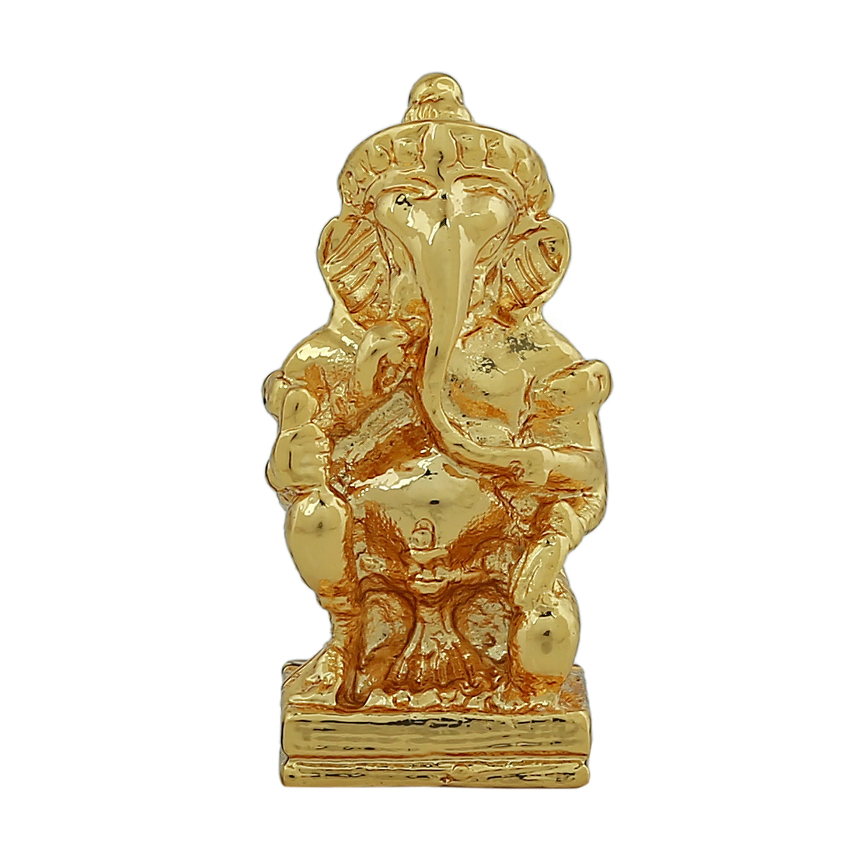 Estele Gold Plated Divine Ganesh Idol - Image 2