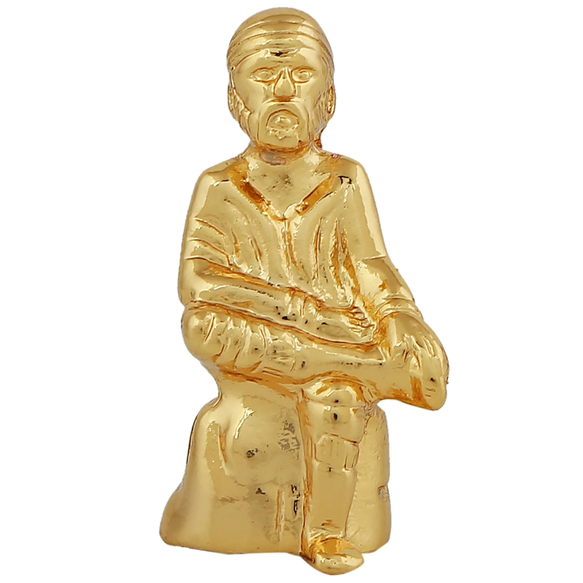Estele Gold Plated Divine Lord Sai Baba Idol - Image 3