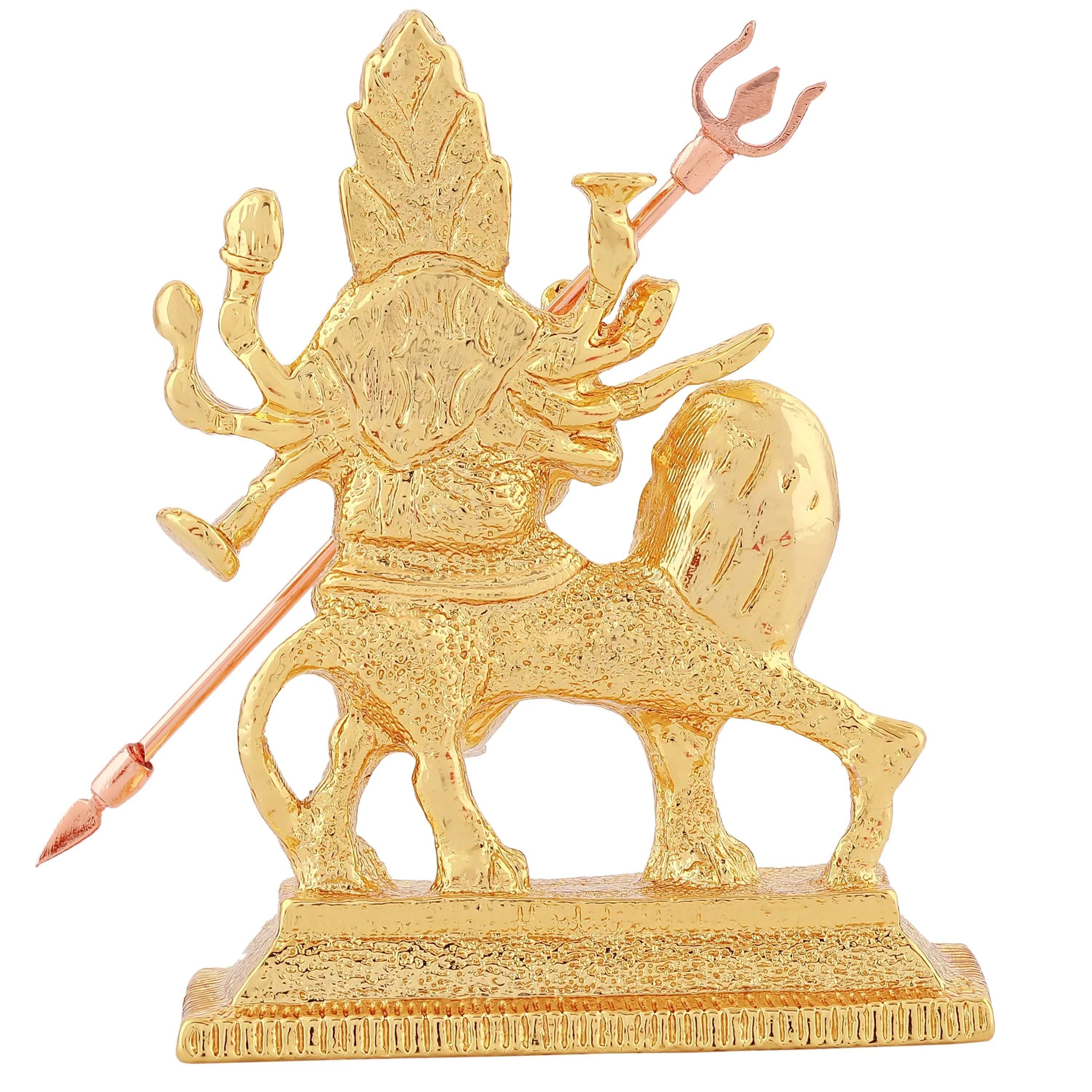 Estele Gold Plated Glorious Dhurga Maa Idol - Image 6