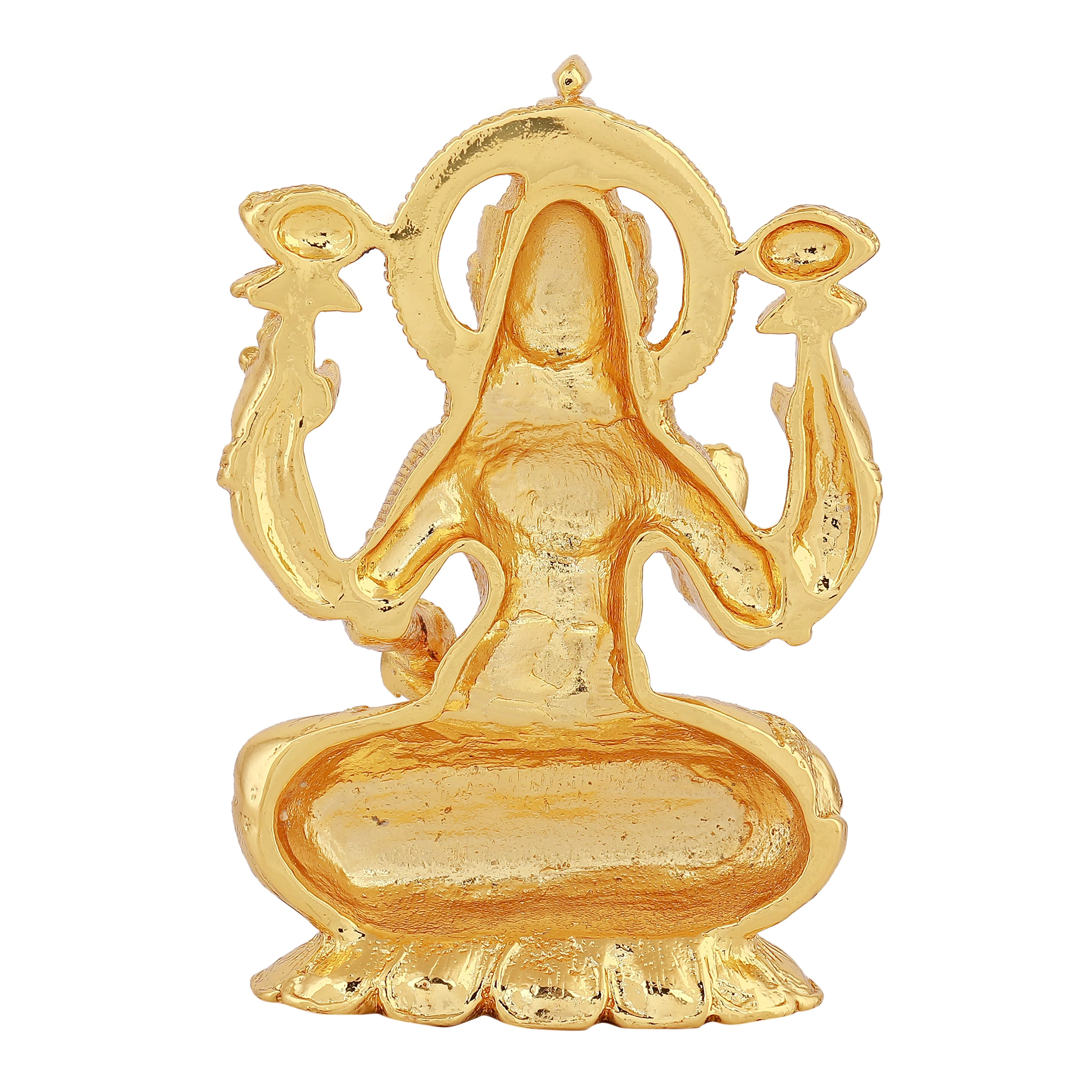 Estele Gold Plated Goddess Lakshmi Devi Idol Statue - Image 5