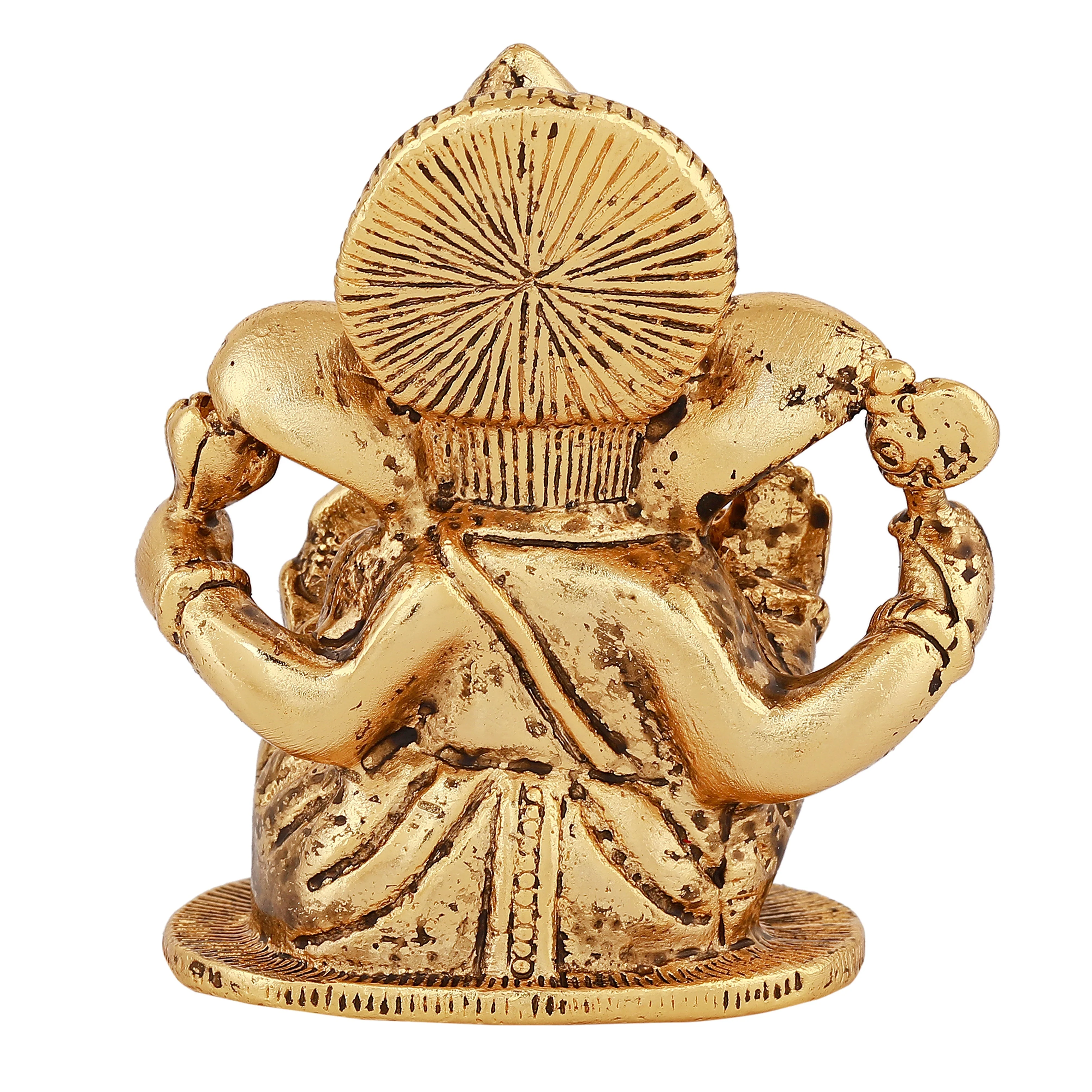Estele Gold Plated Lord Ganesh Idol - Image 5